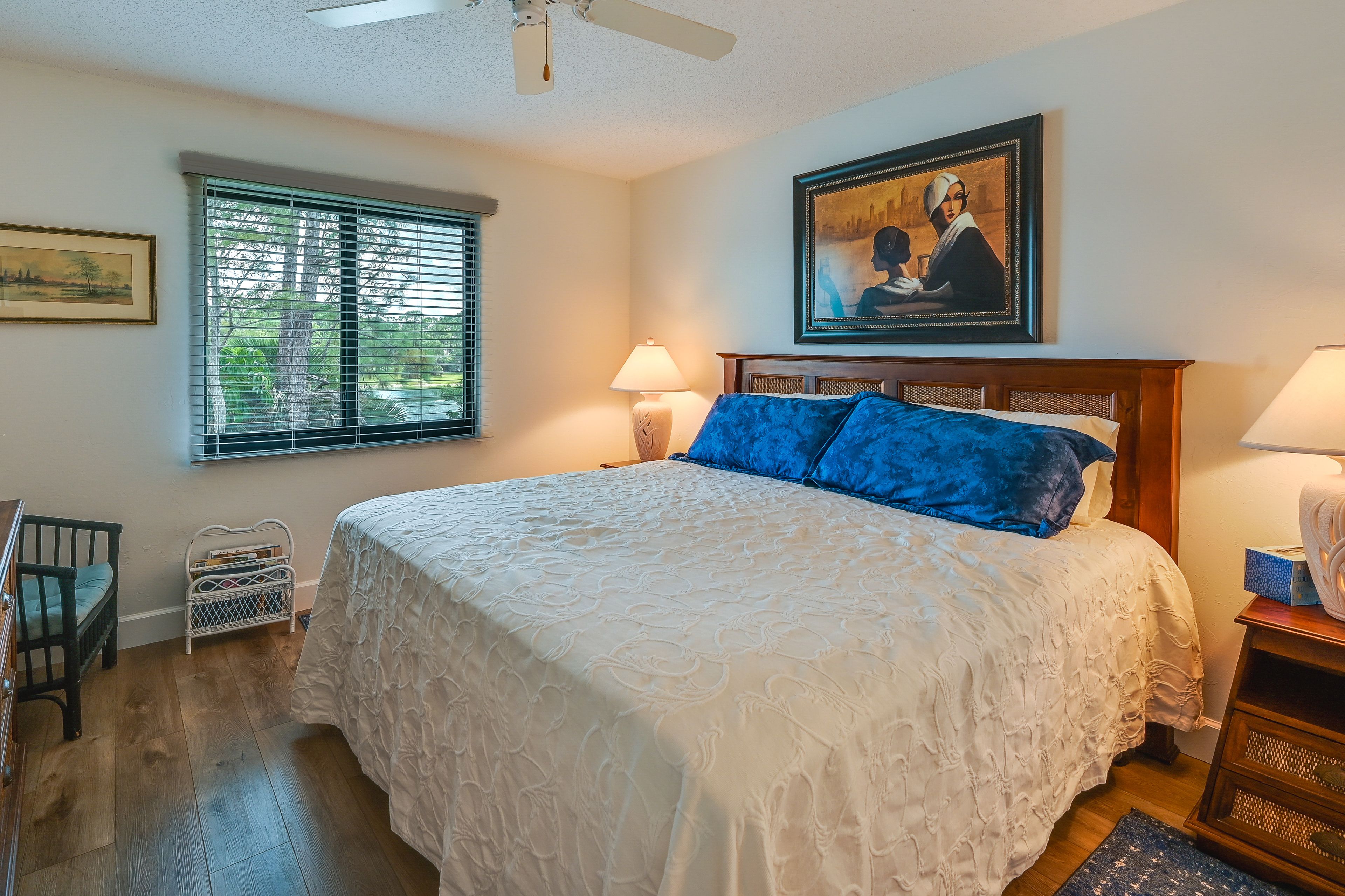 Bedroom 1 | King Bed | Smart TV | Linens Provided