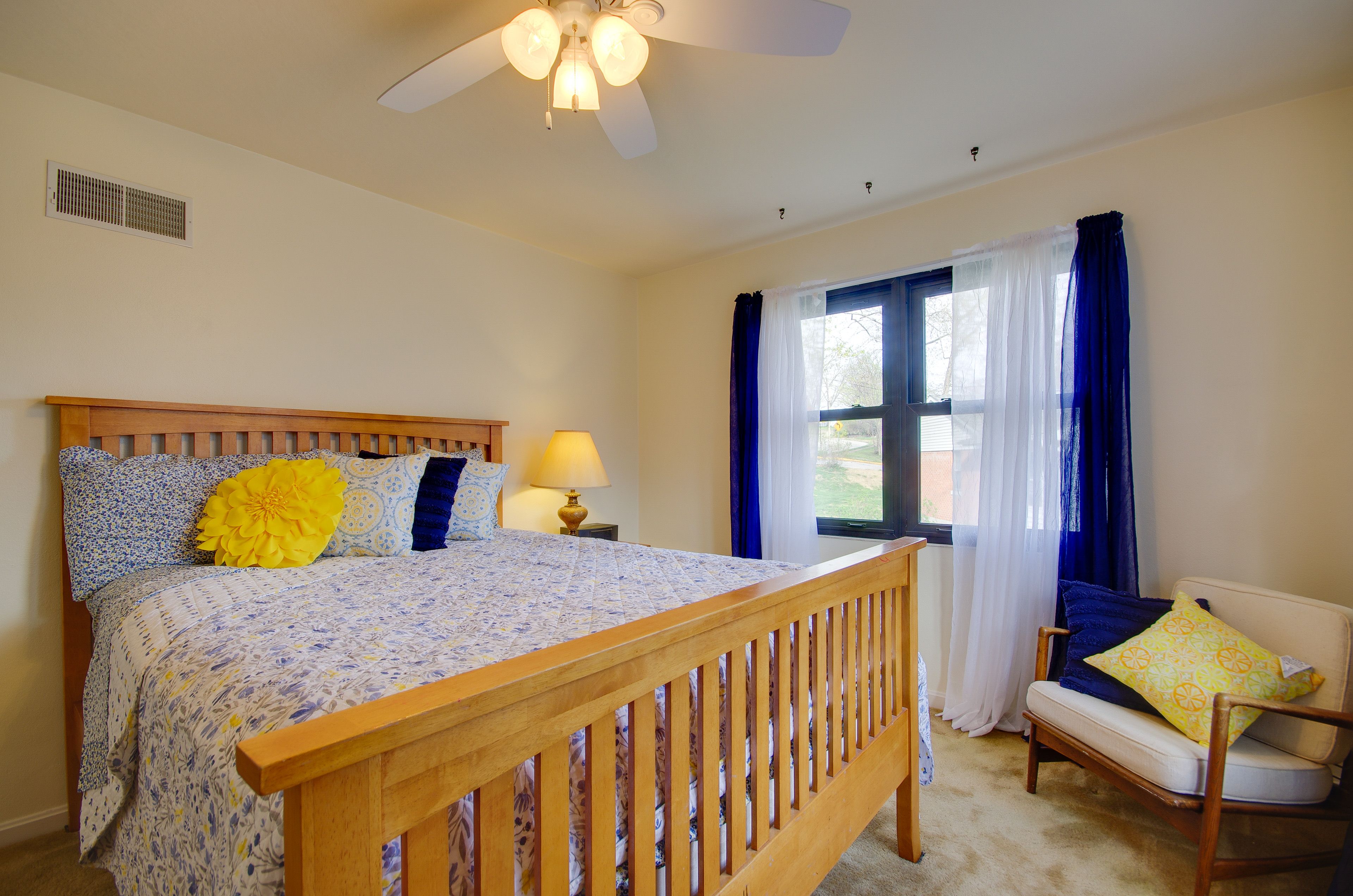 Bedroom 1 | Queen Bed | Smart TV | Linens Provided
