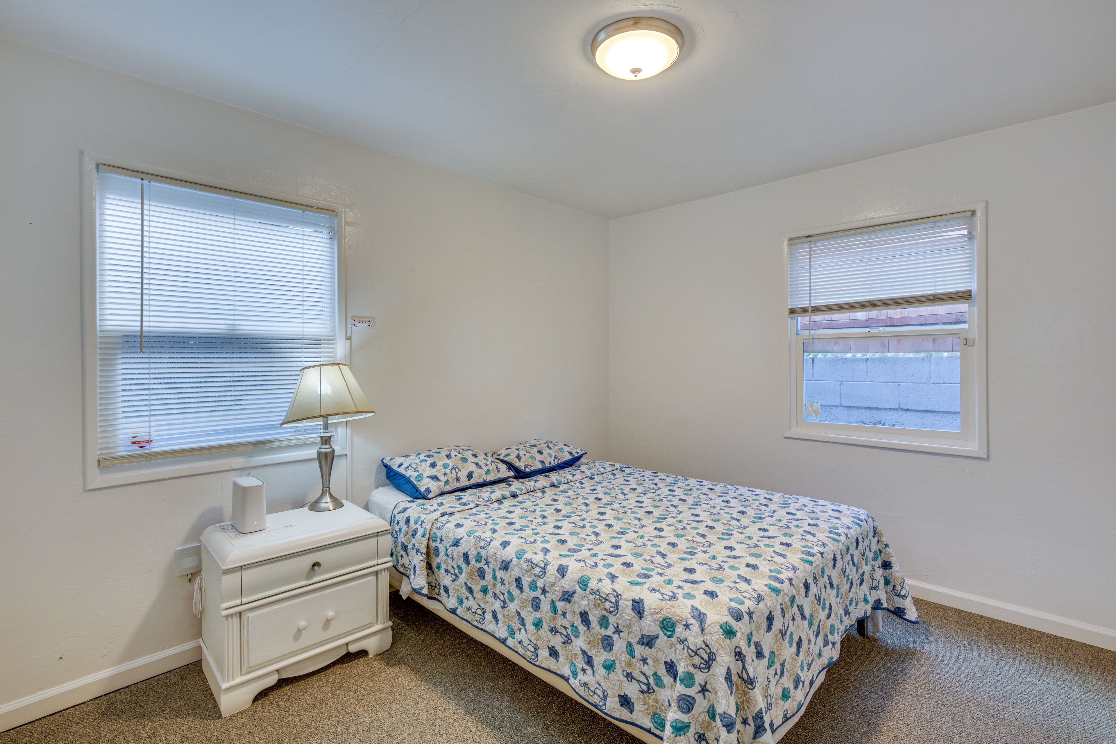 Bedroom 2 | Queen Bed | Window A/C Units | Space Heaters