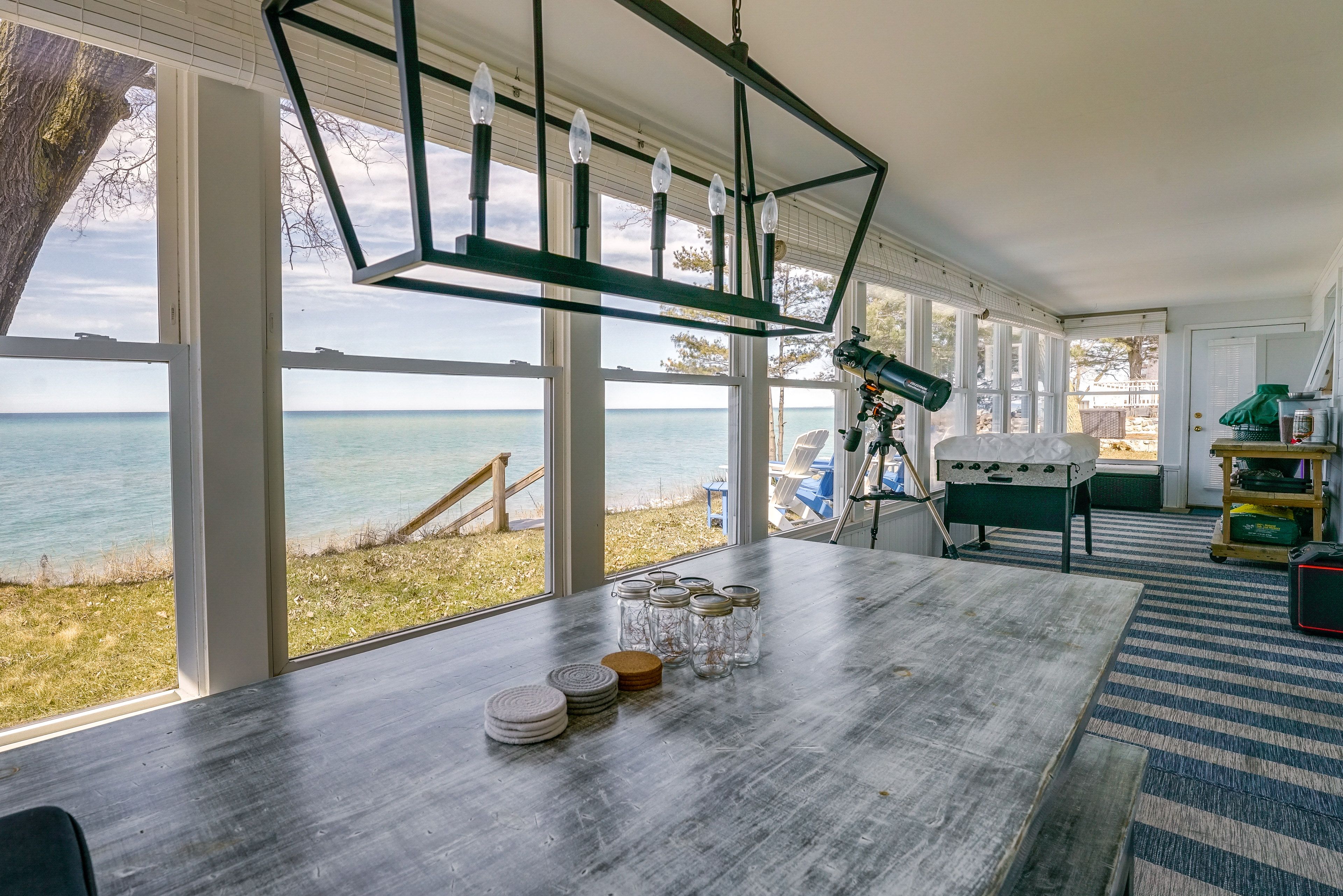 Sunroom | Dining Table | Telescope | Antique Table Hockey