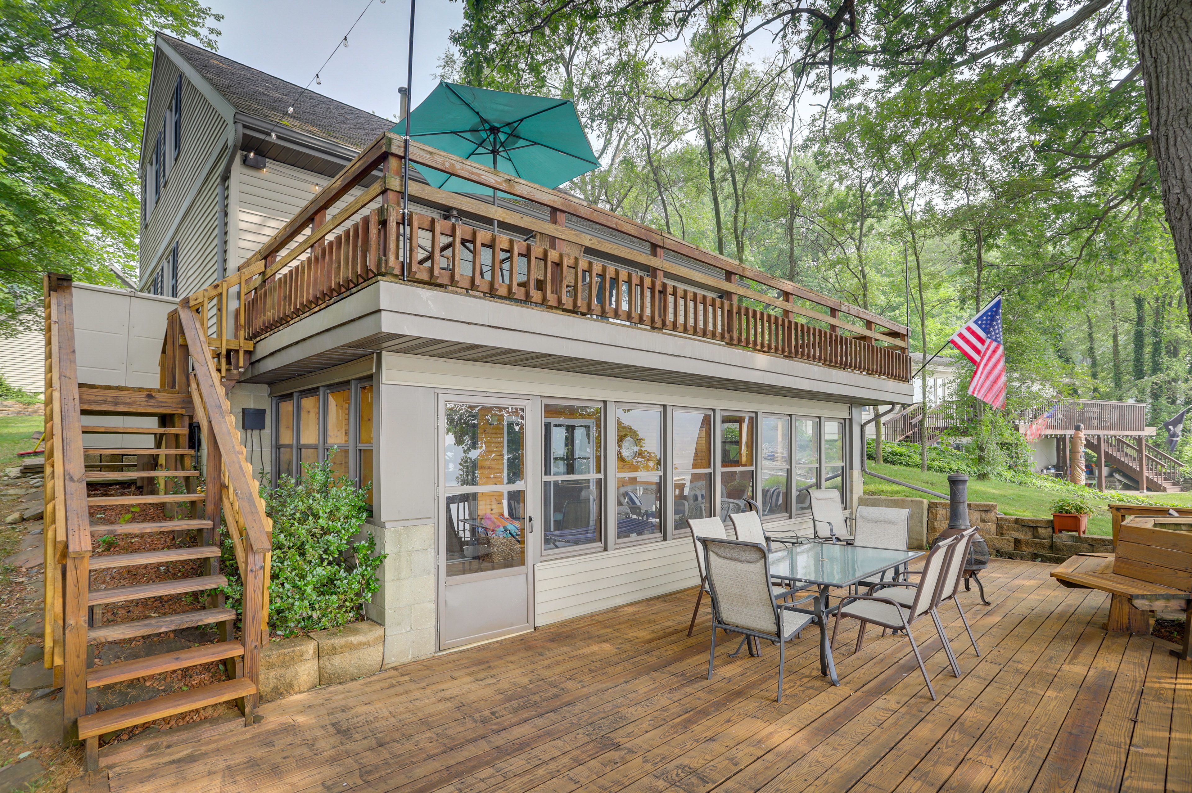 Furnished Decks | Gas Grill | Fire Pit