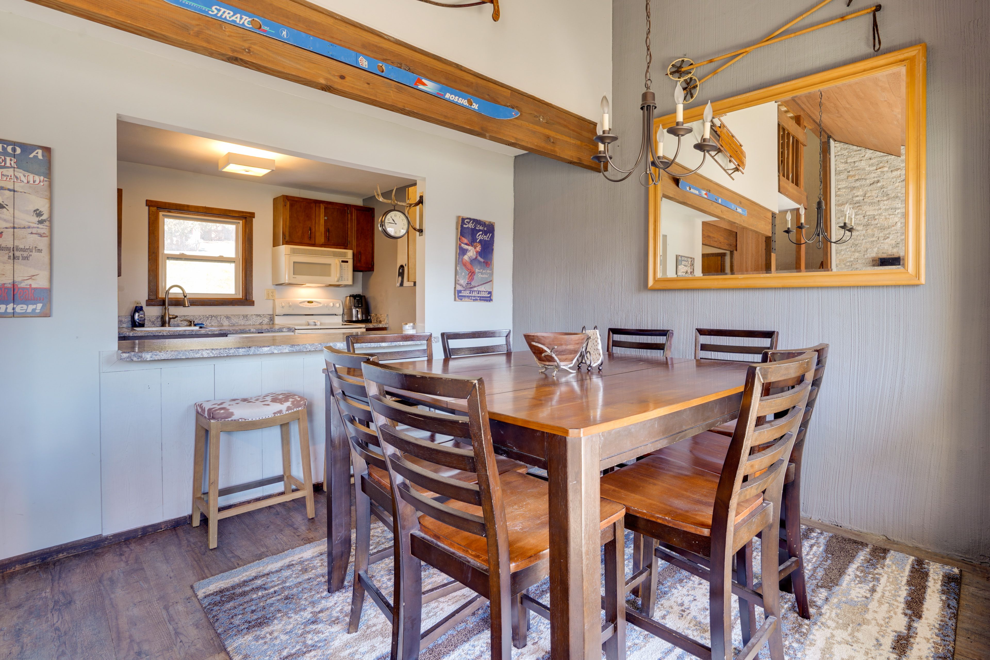 Dining Area | 1st Floor | Dishware/Flatware Provided | Coffee Maker