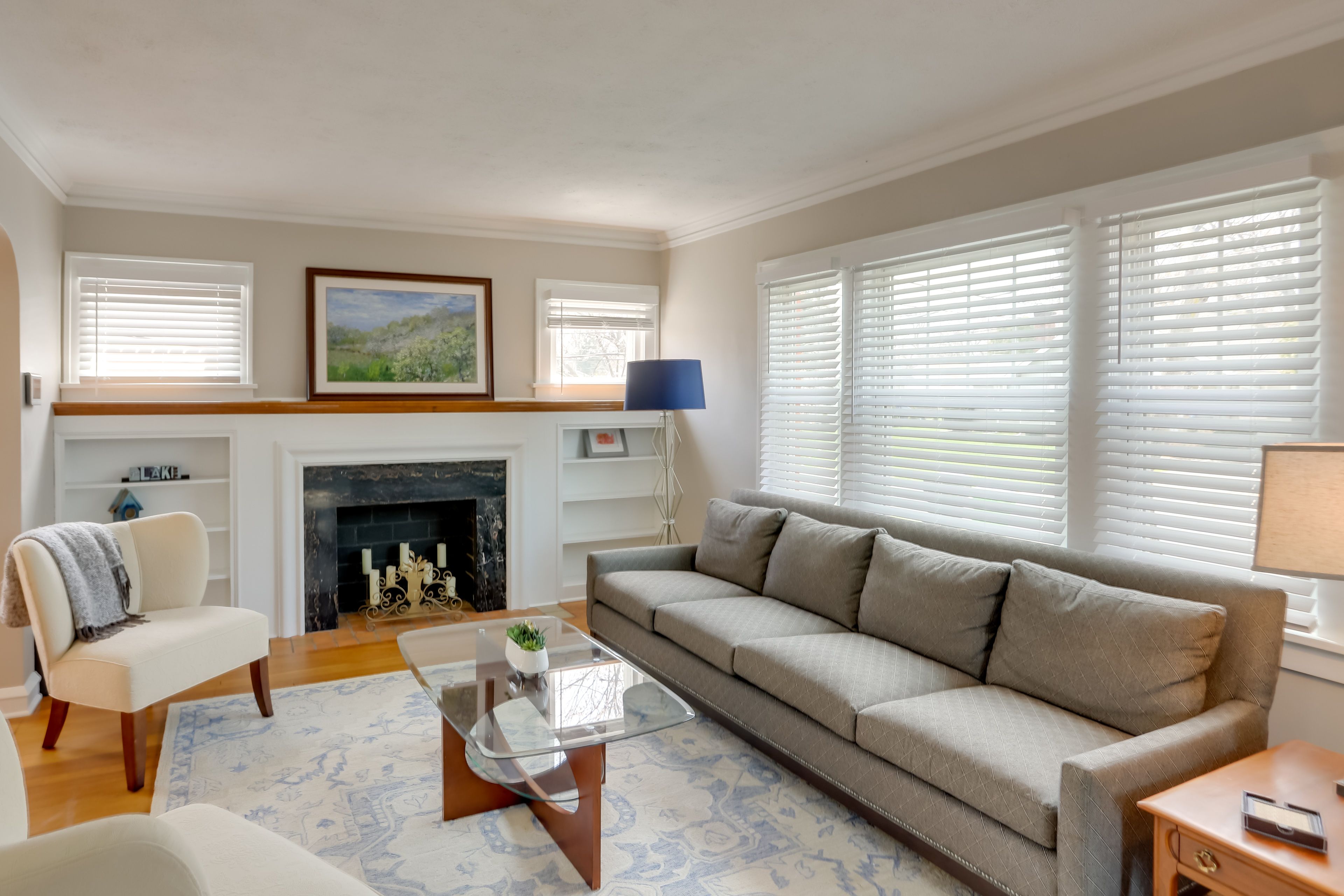 Living Area | Fireplace (Decorative Only)