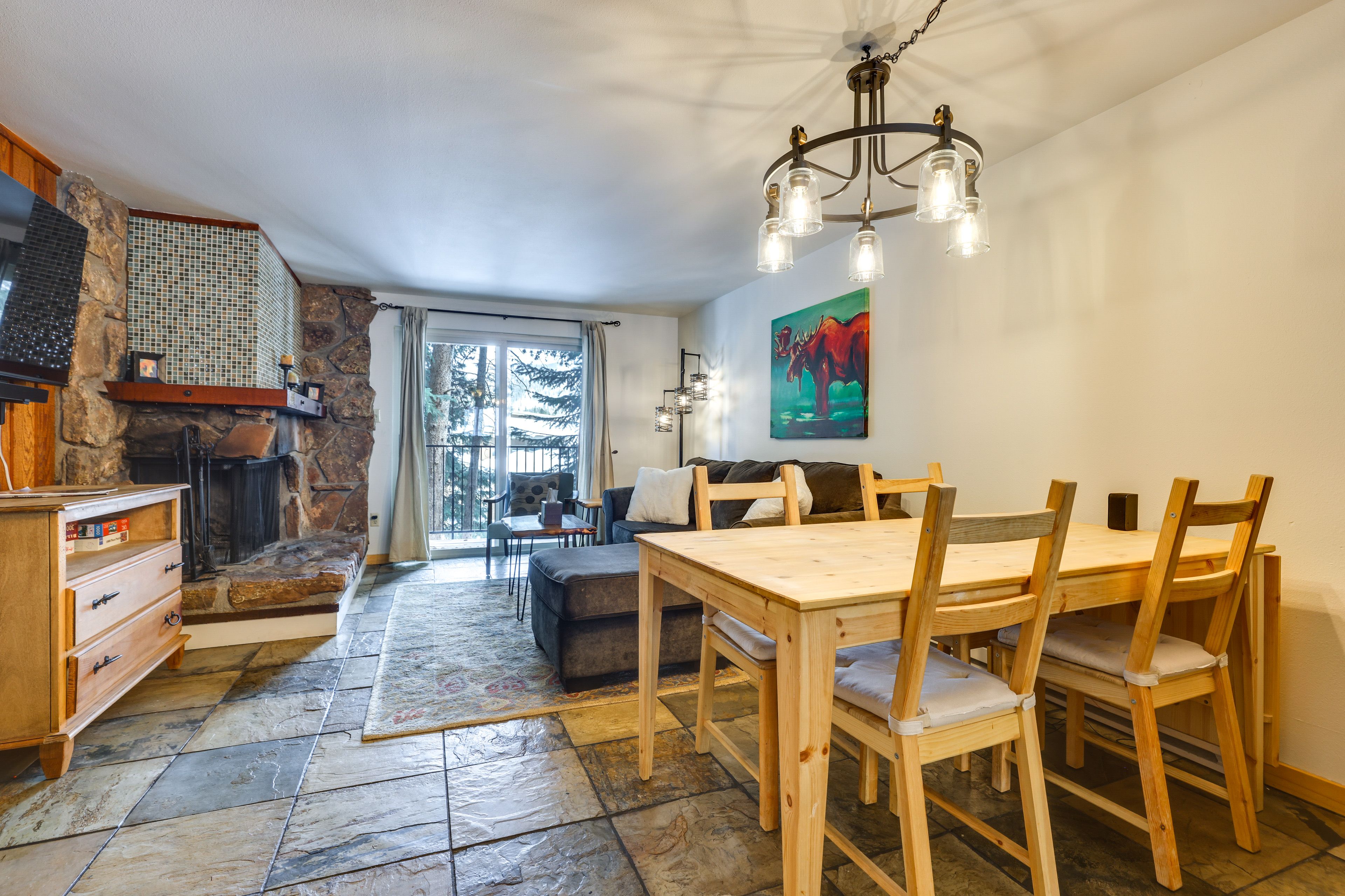 Dining Area | Baseboard Heating