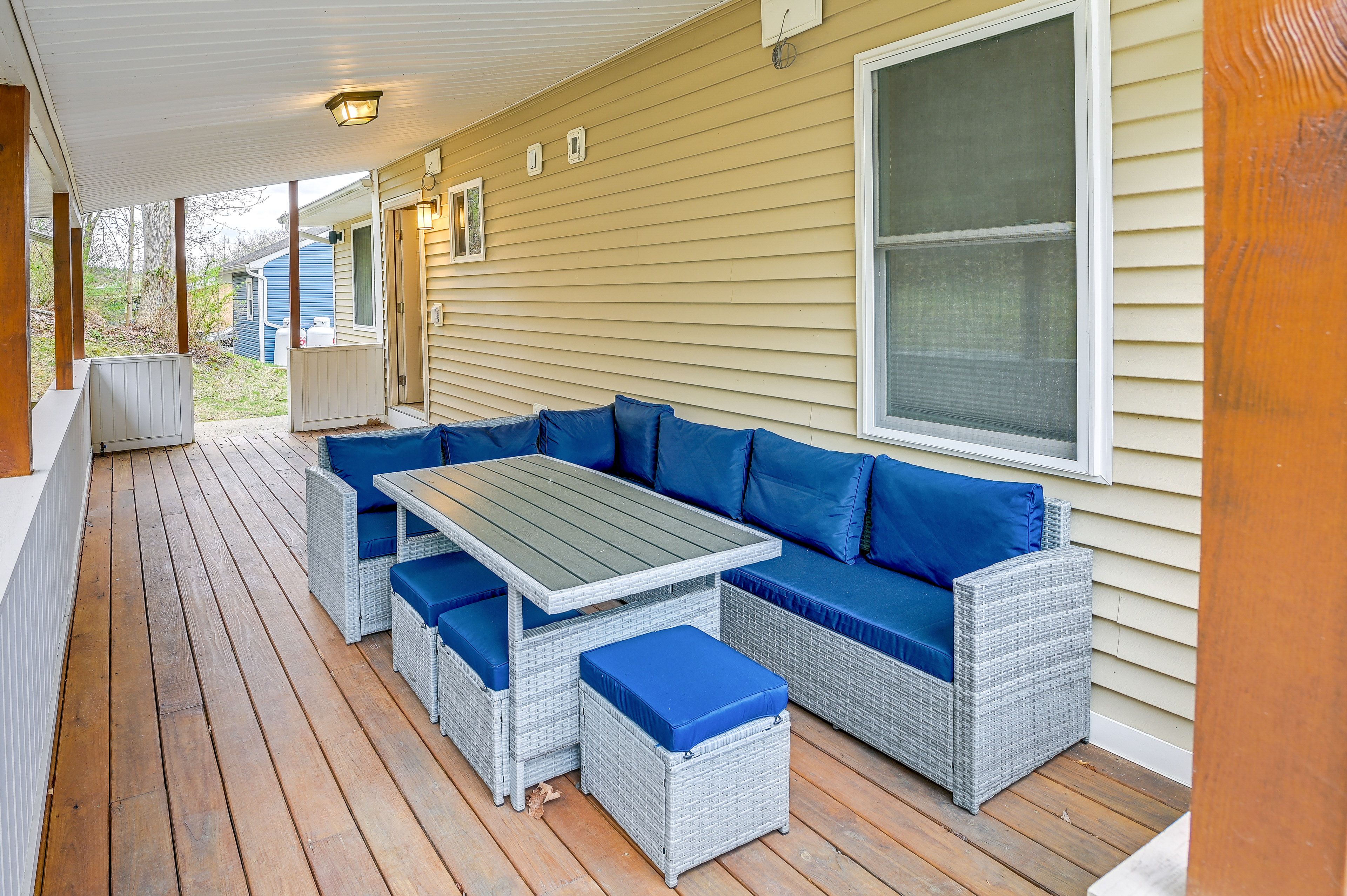 Deck | Fire Pit (Wood Not Provided) | Seating