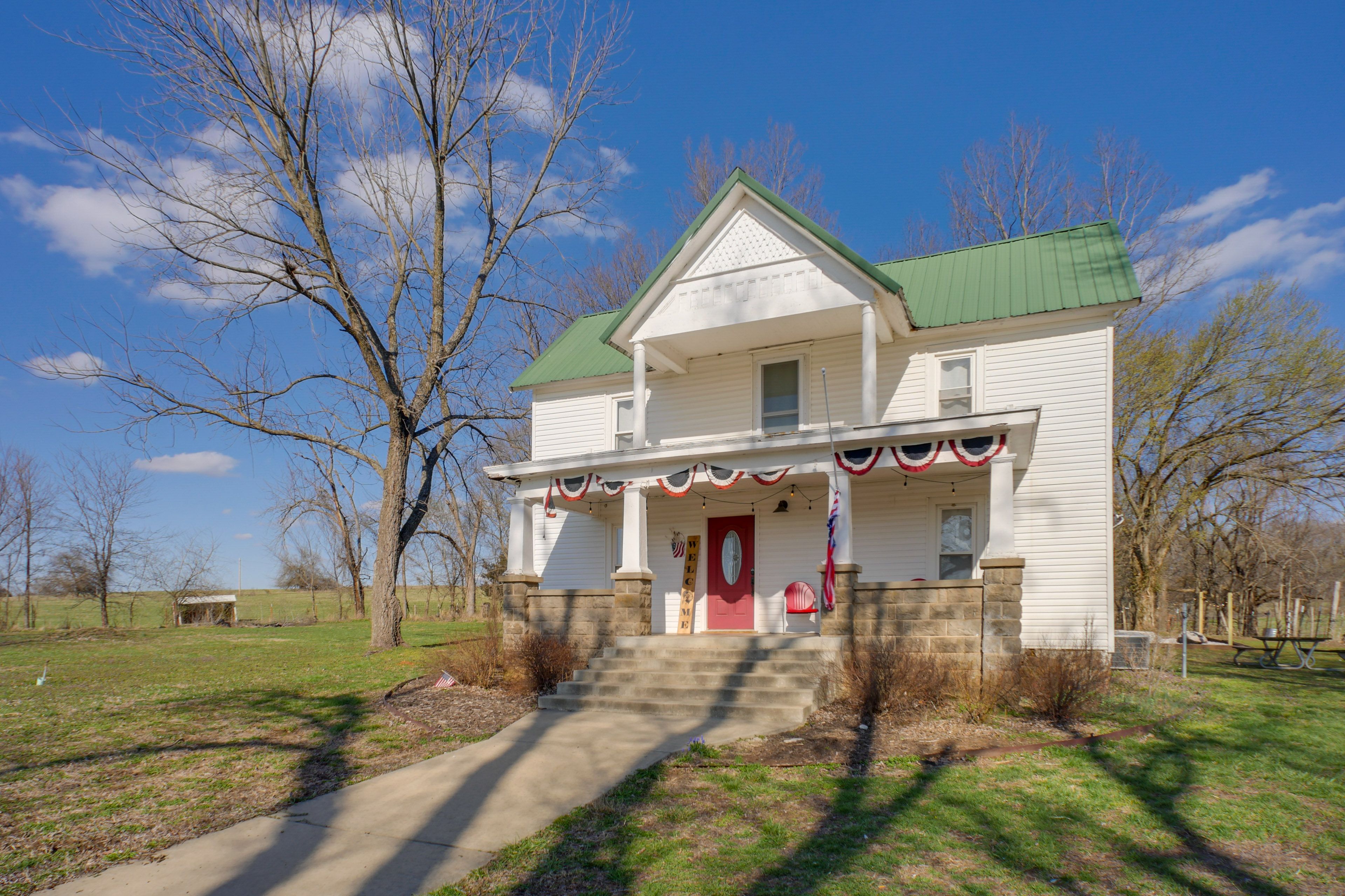 Greenfield Vacation Rental | 4BR | 2BA | Stairs Required | 2,200 Sq Ft