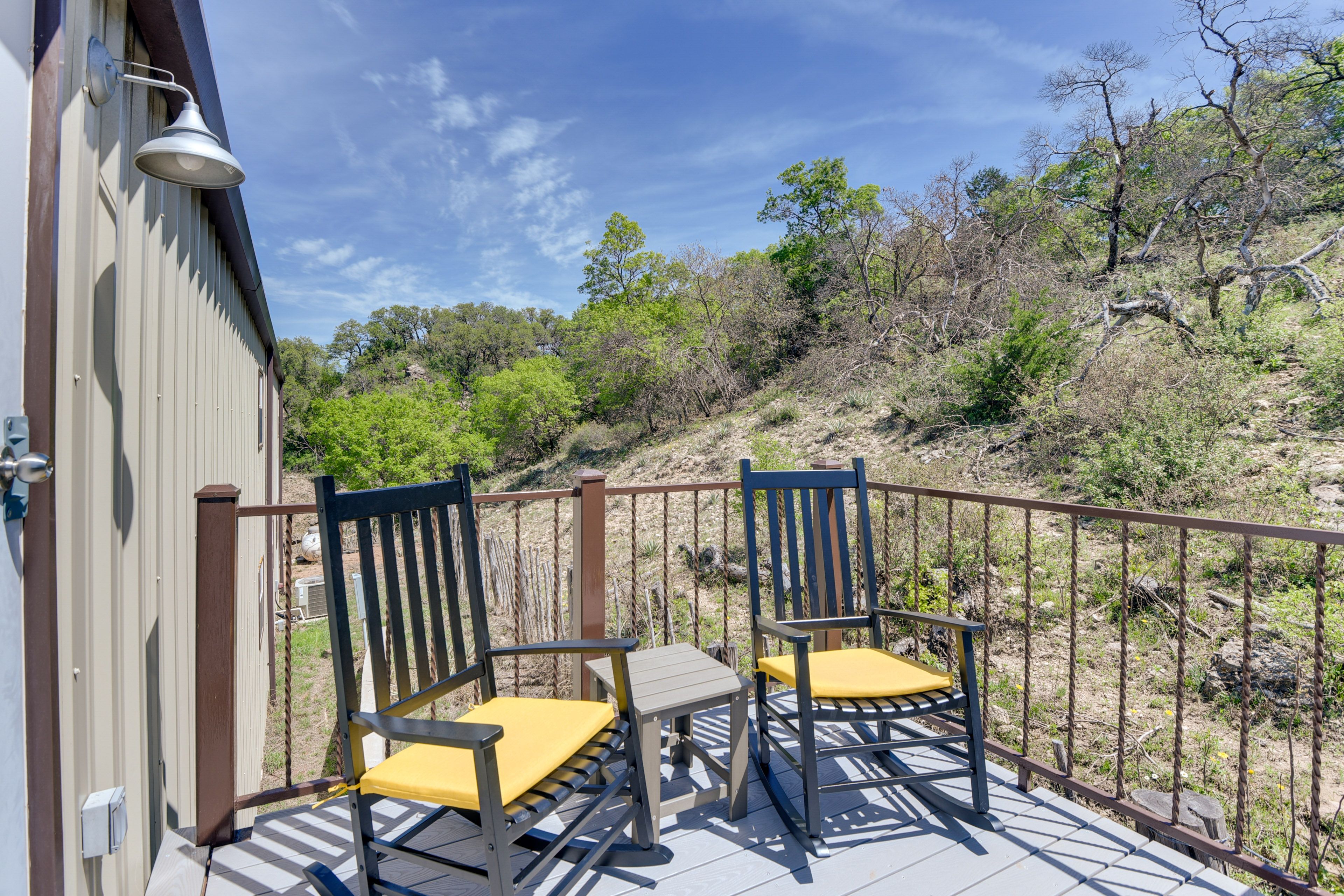 Cabin Exterior | Furnished Deck