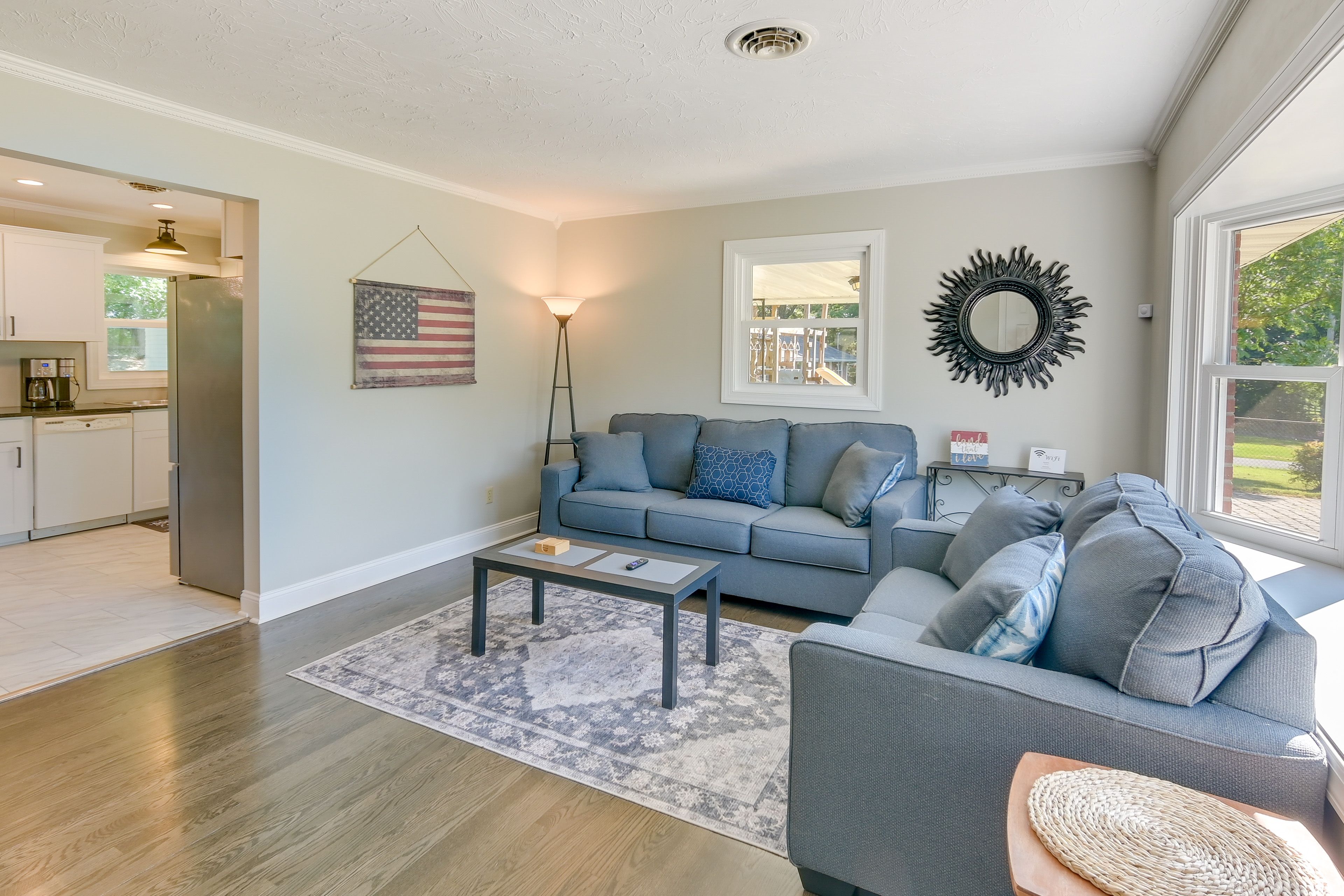 Blacksburg Vacation Rental | 4BR | 3BA | Step Required | 1,950 Sq Ft