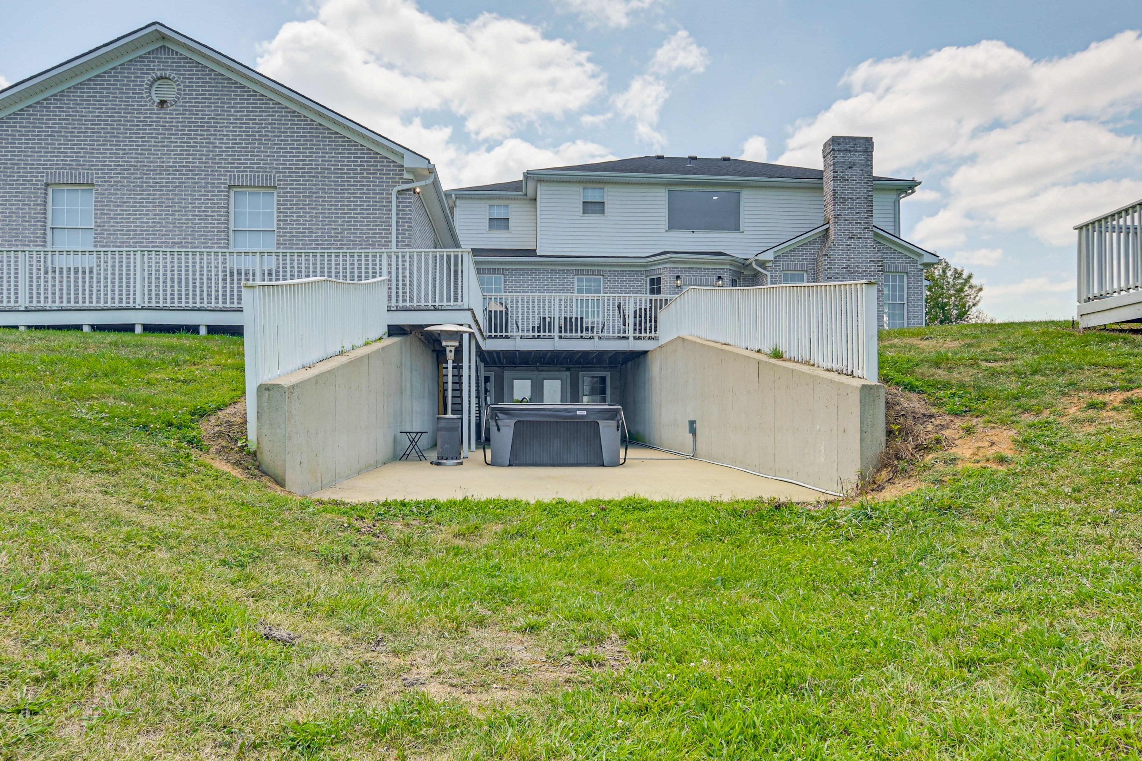 Back Exterior | Private Hot Tub