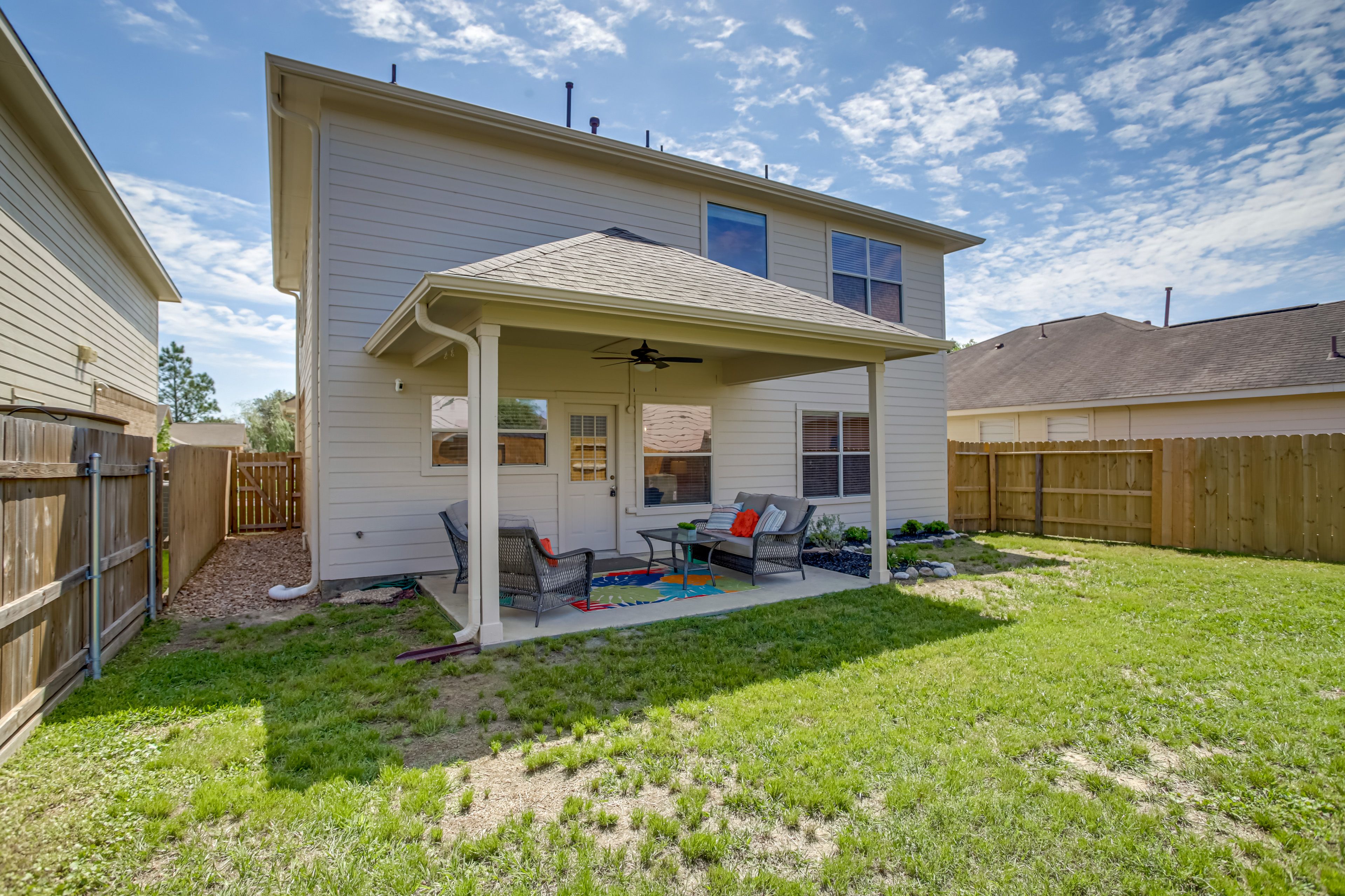 Fenced-In Backyard