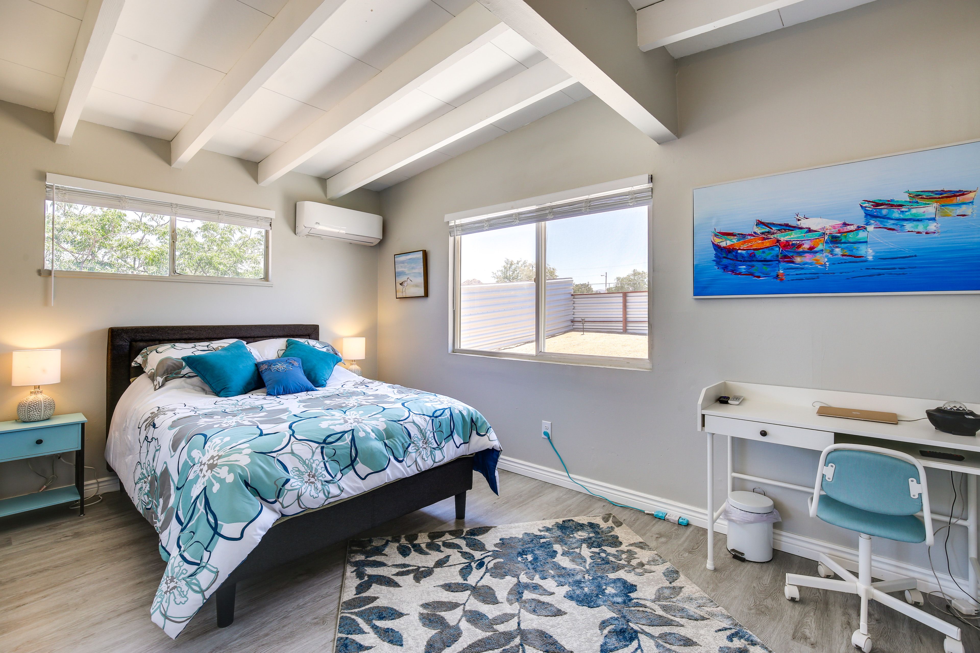 Bedroom 3 | Full Bed | Laptop-Friendly Workspace
