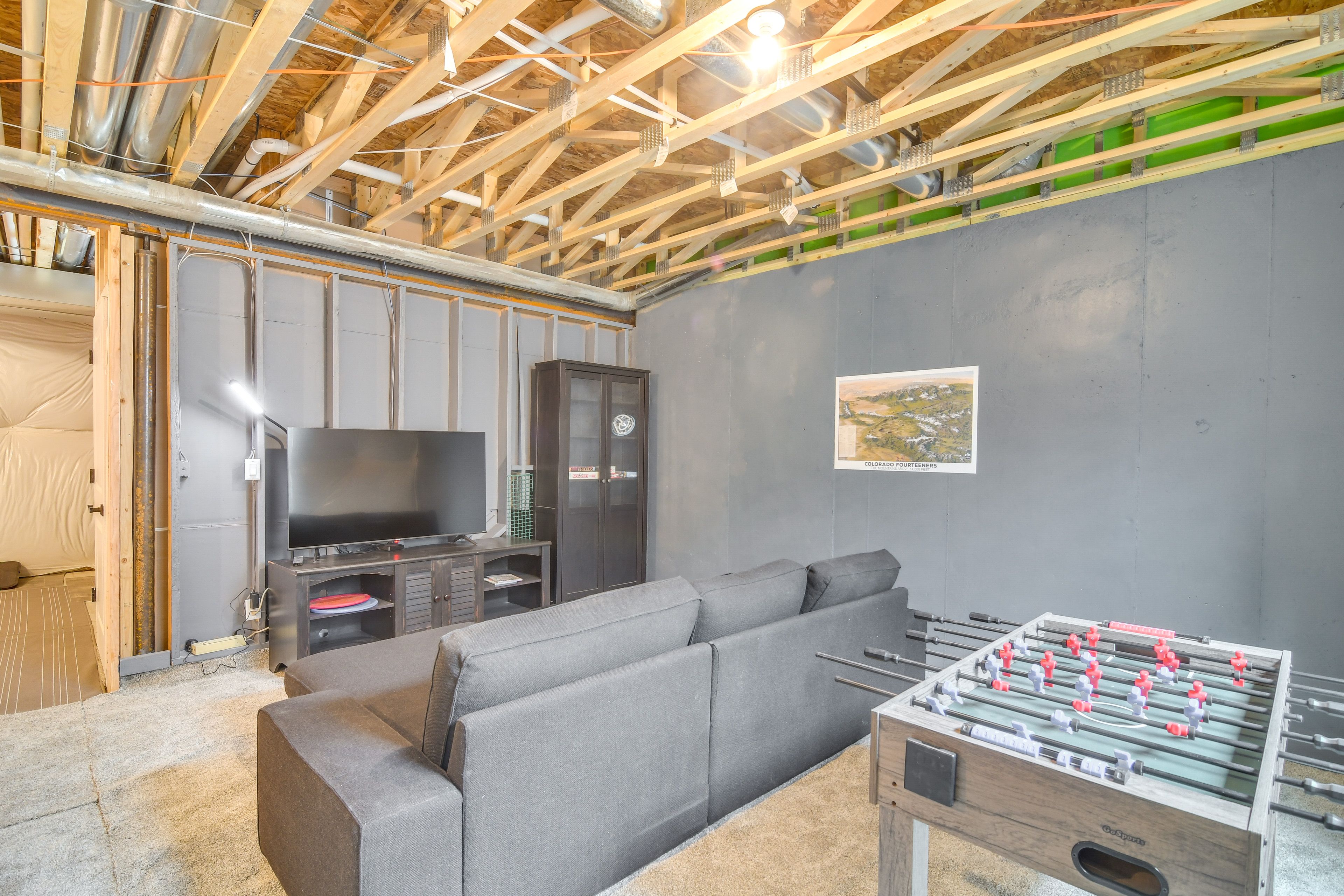 Basement Game Room | Foosball | Putting Green