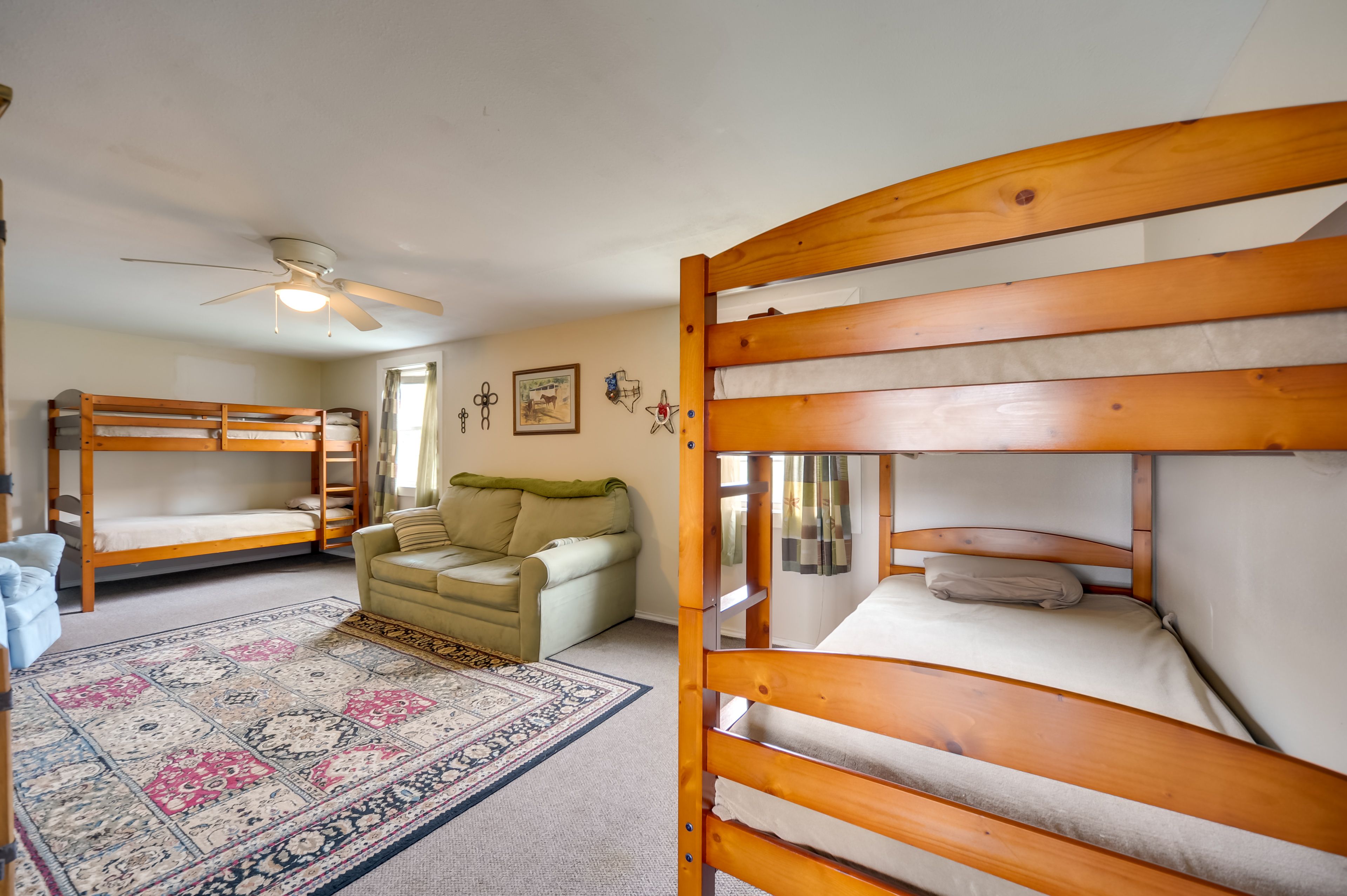 Bedroom 2 | 2 Twin Bunk Beds | Sleeper Sofa