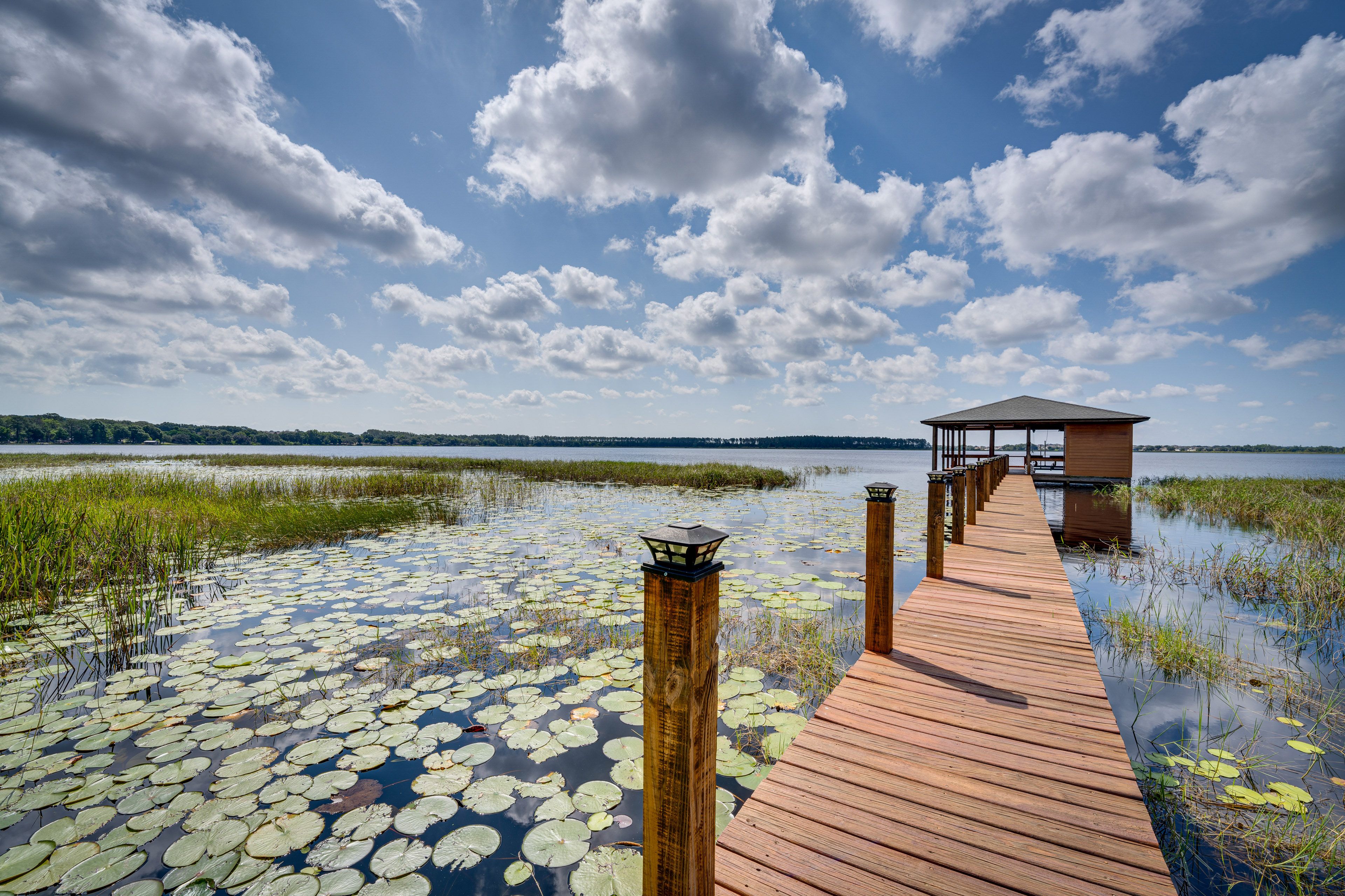 Private Dock | Boat Slip | Lake Access On-Site