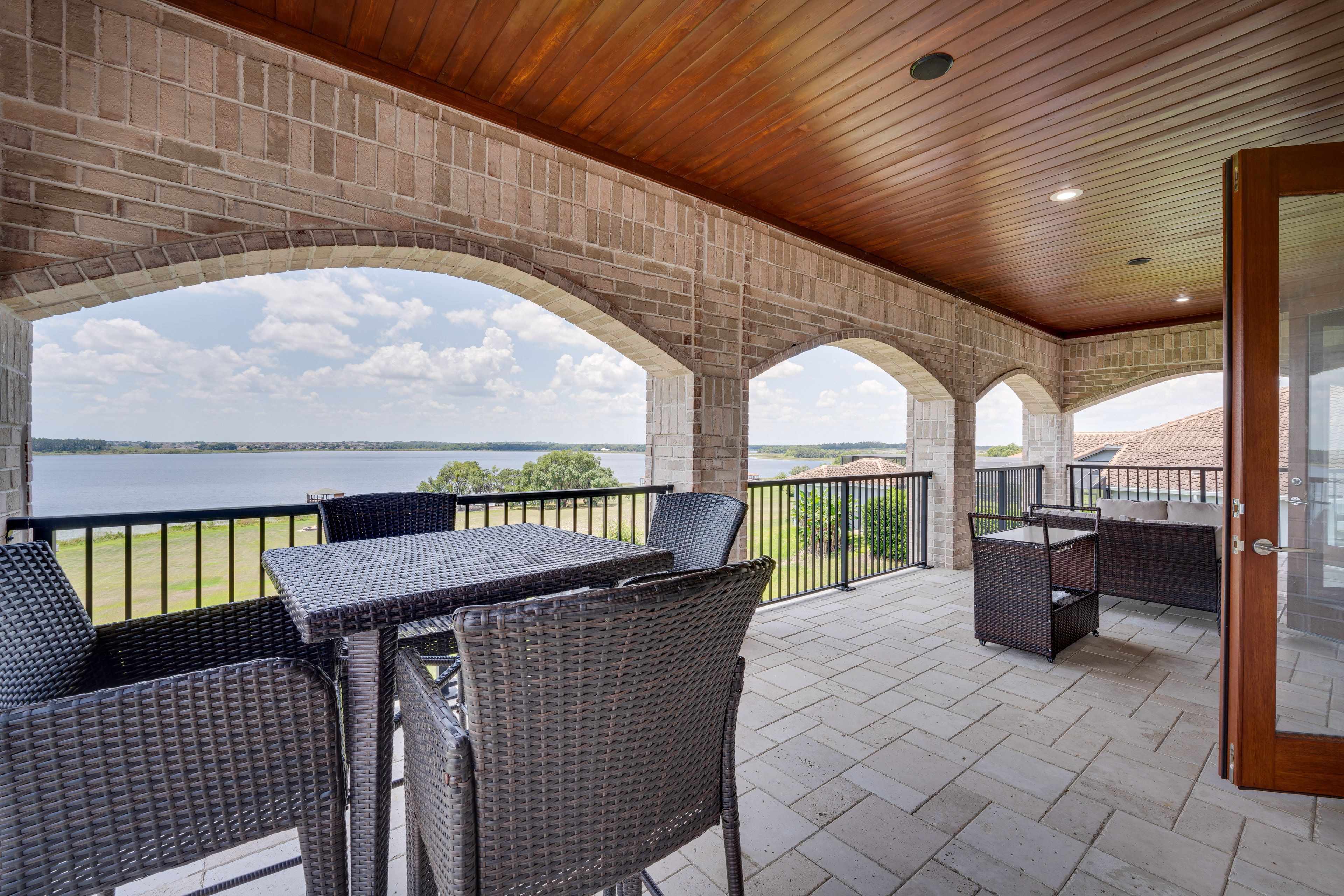 Balcony | Seating & Dining | Lake Views