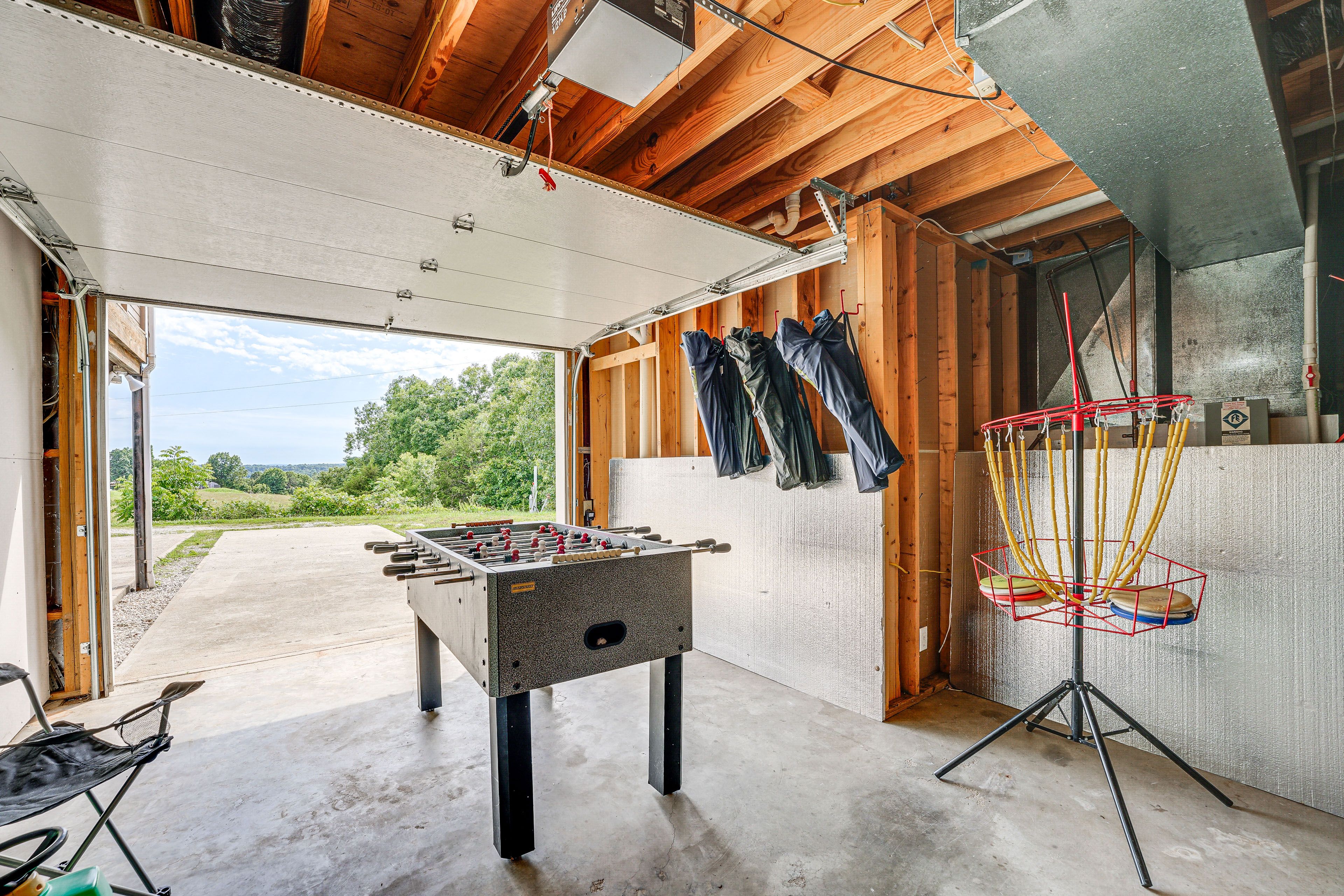 Garage | Foosball Table | Disc Golf | Yard Games