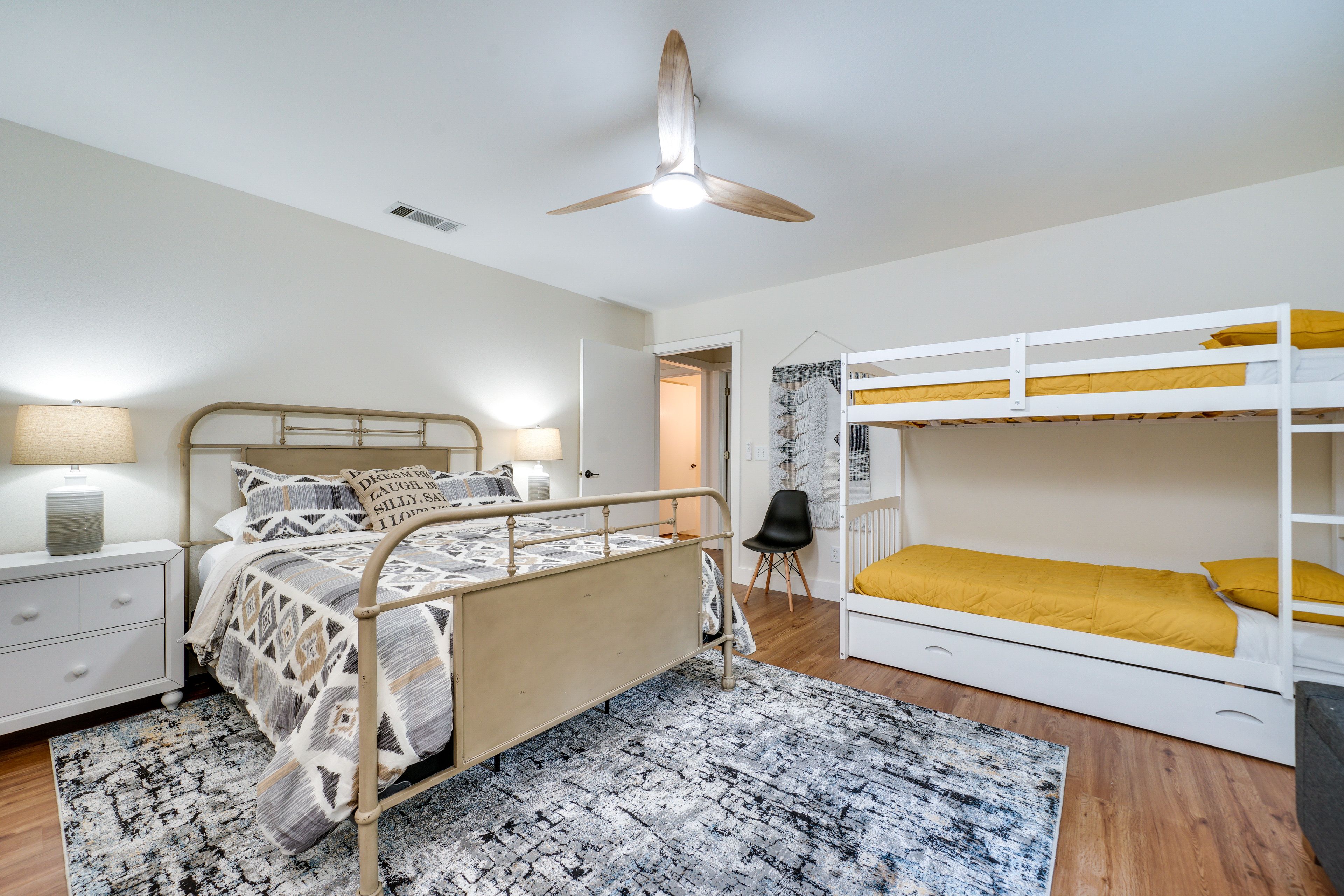 Bedroom 3 | 2nd Floor | Queen Bed | Twin Bunk Bed w/ Twin Trundle