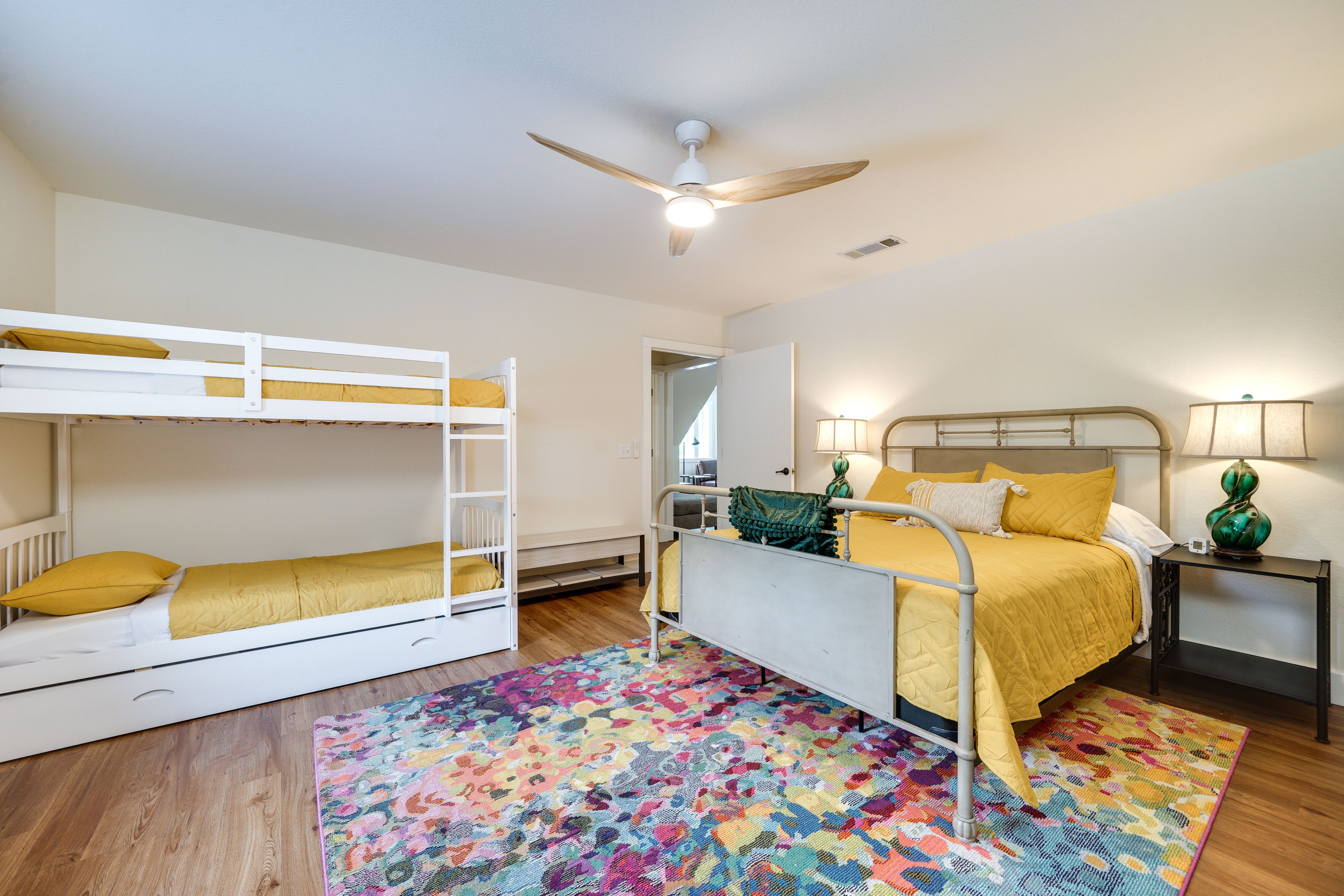 Bedroom 4 | 2nd Floor | Queen Bed | Twin Bunk Bed w/ Twin Trundle