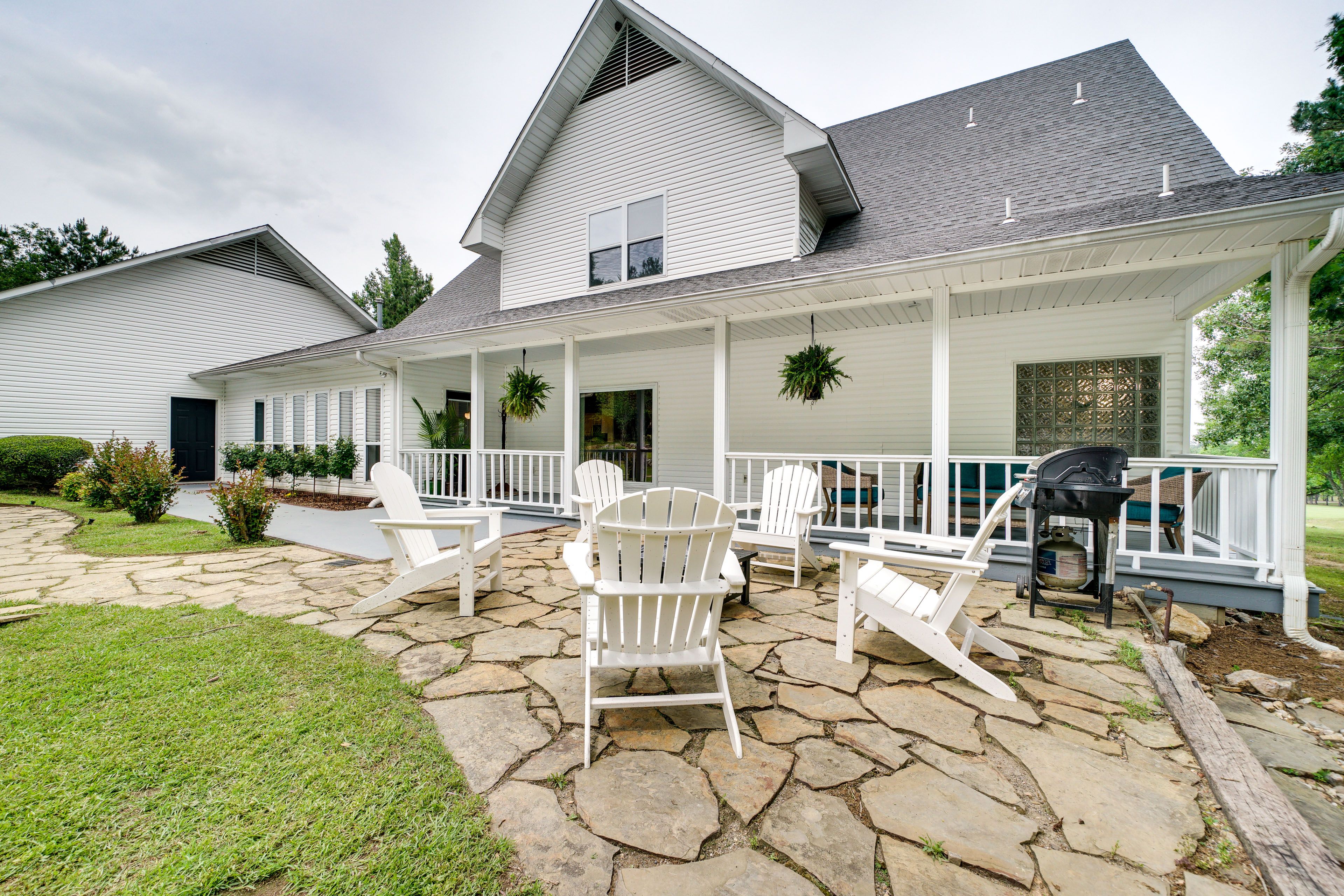 Backyard | Fire Pit Area | Gas Grill