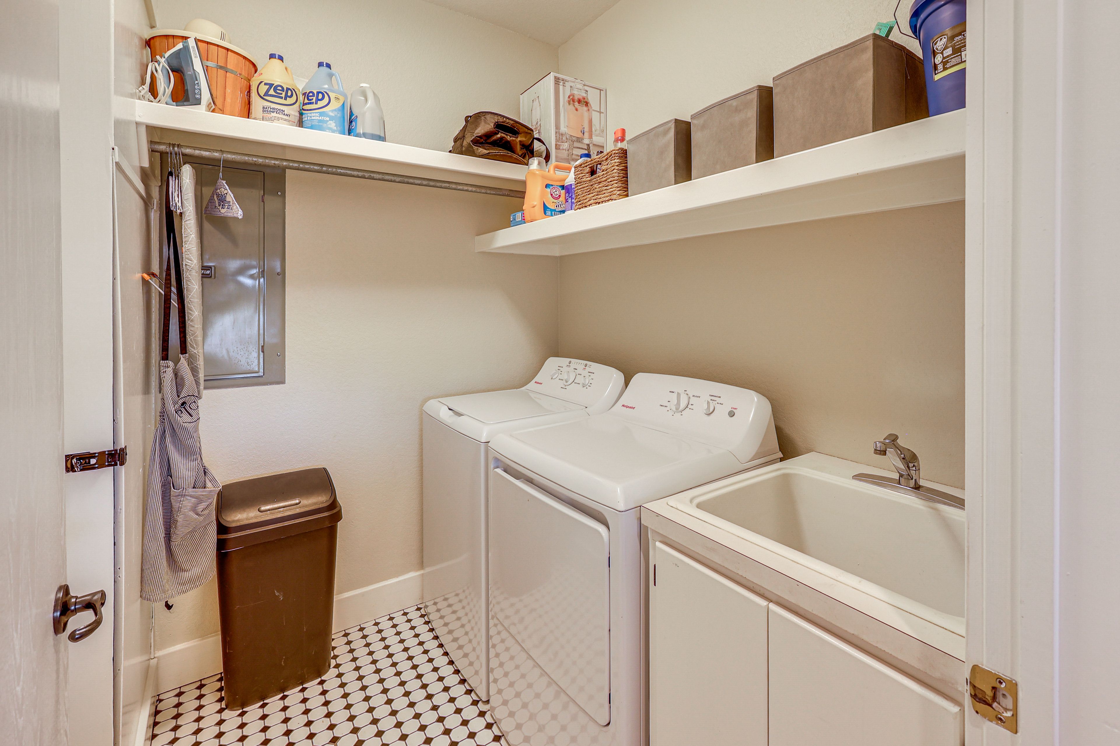 Laundry Room | 1st Floor | Iron/Board | Detergent Provided