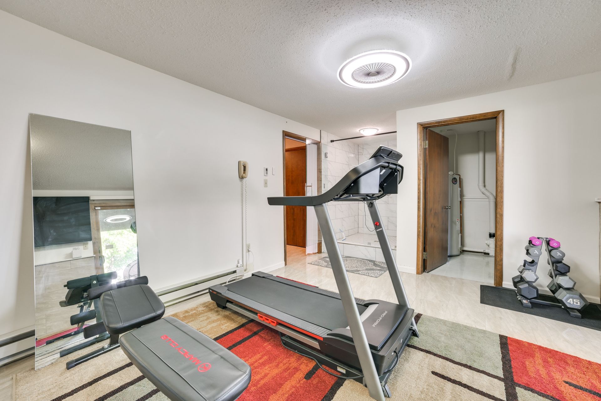 Home gym detail