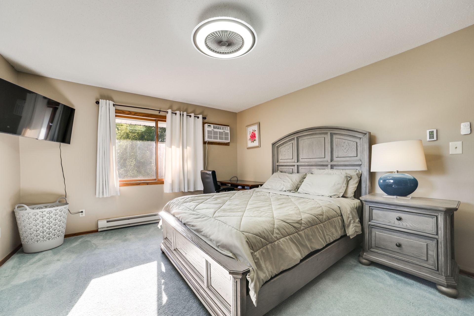 Bedroom 1 — upper level, queen bed