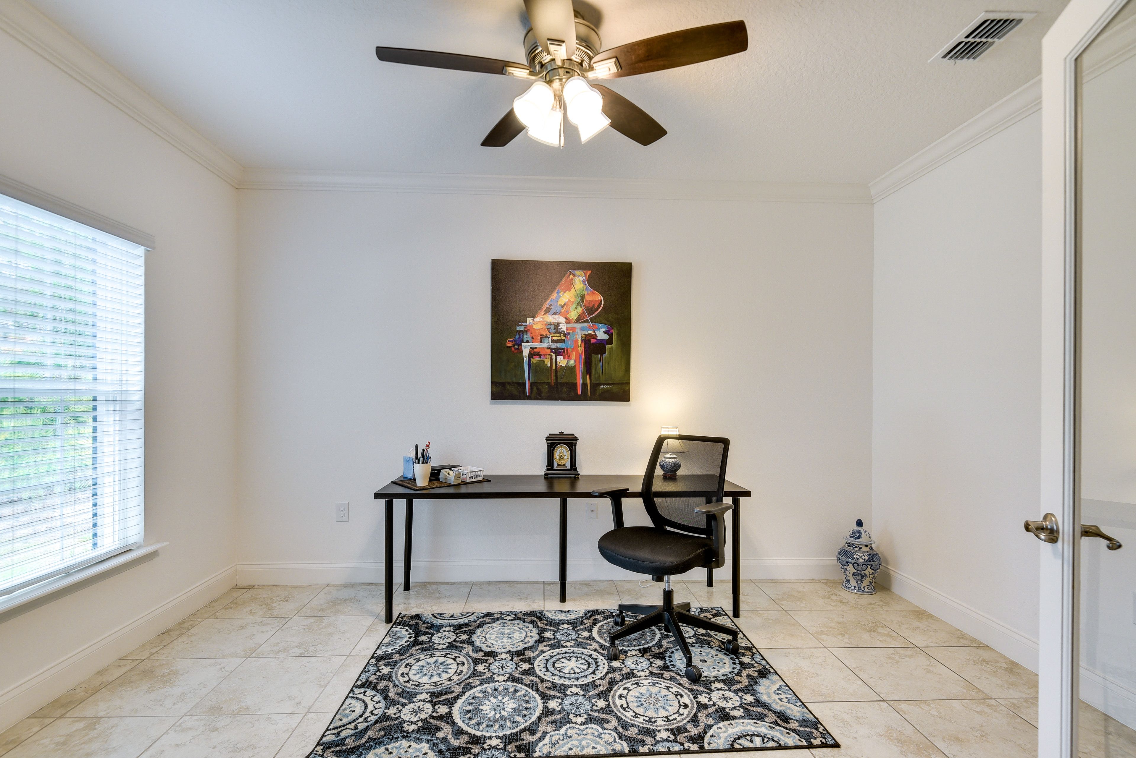 Office | Laptop-Friendly Workspace | Books | Board Games