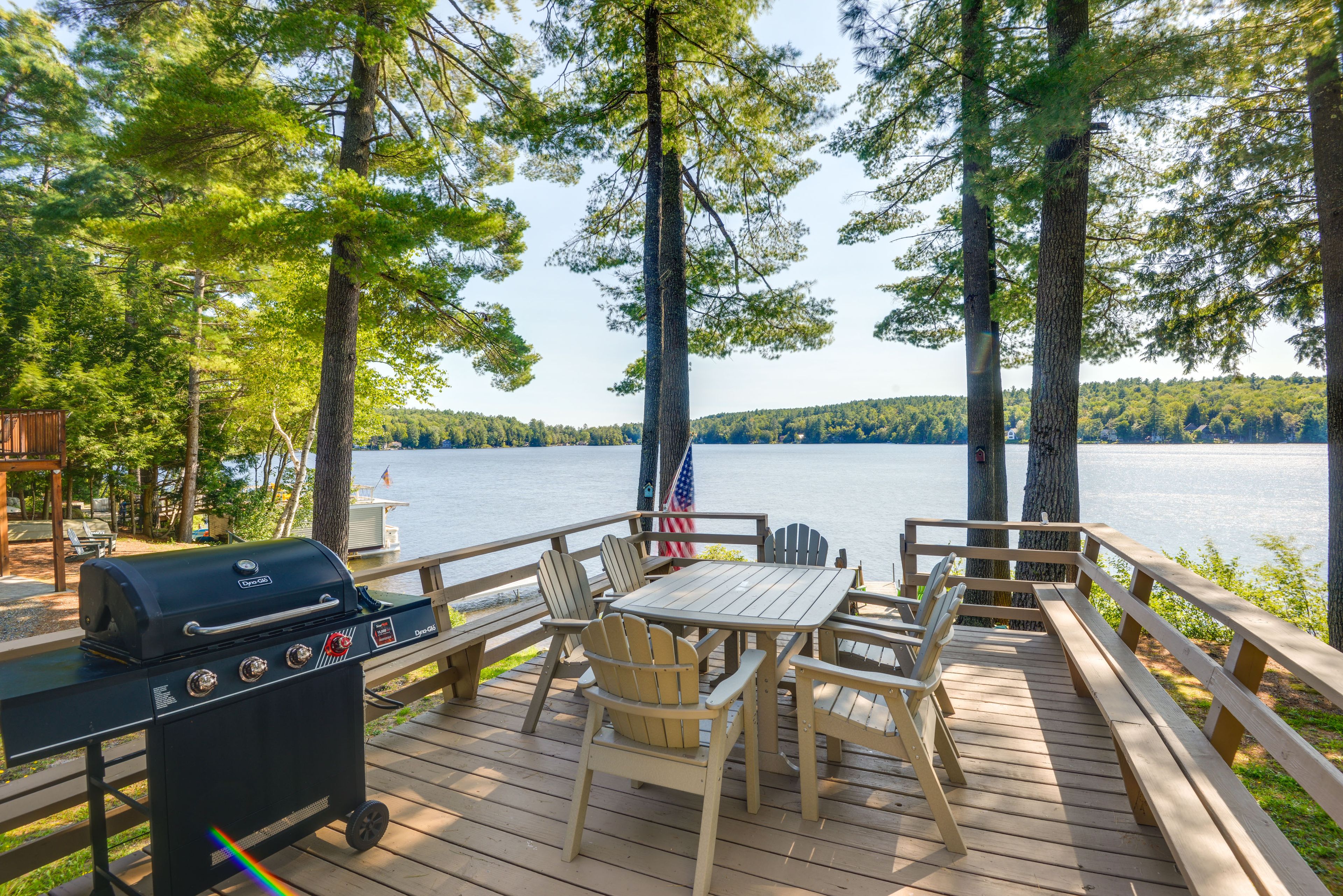 Sunapee Vacation Rental | 3BR | 3BA | 3 Steps Required for Entry | 2,000 Sq Ft