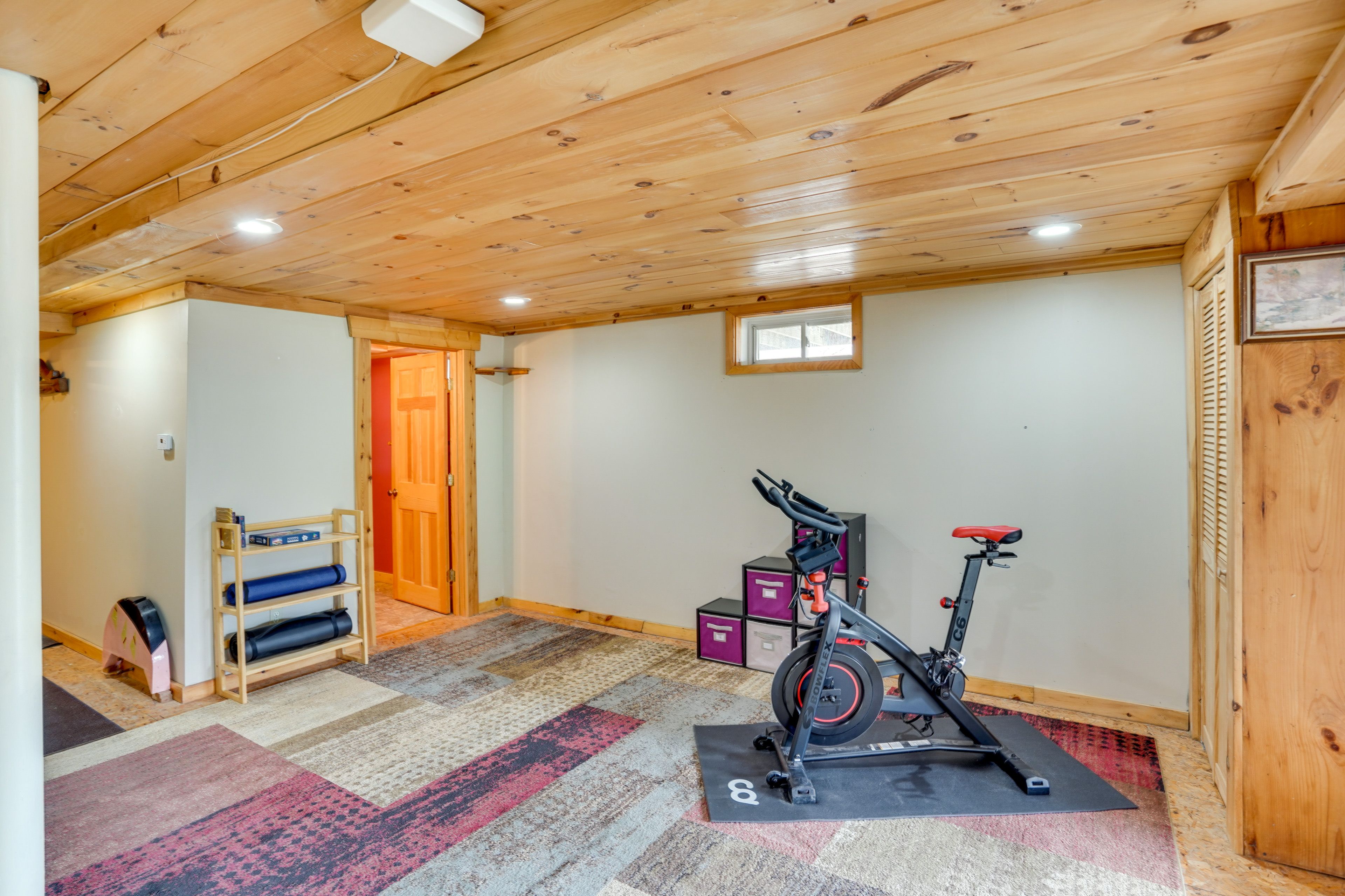 Workout Area | Exercise Bike | Yoga Mats