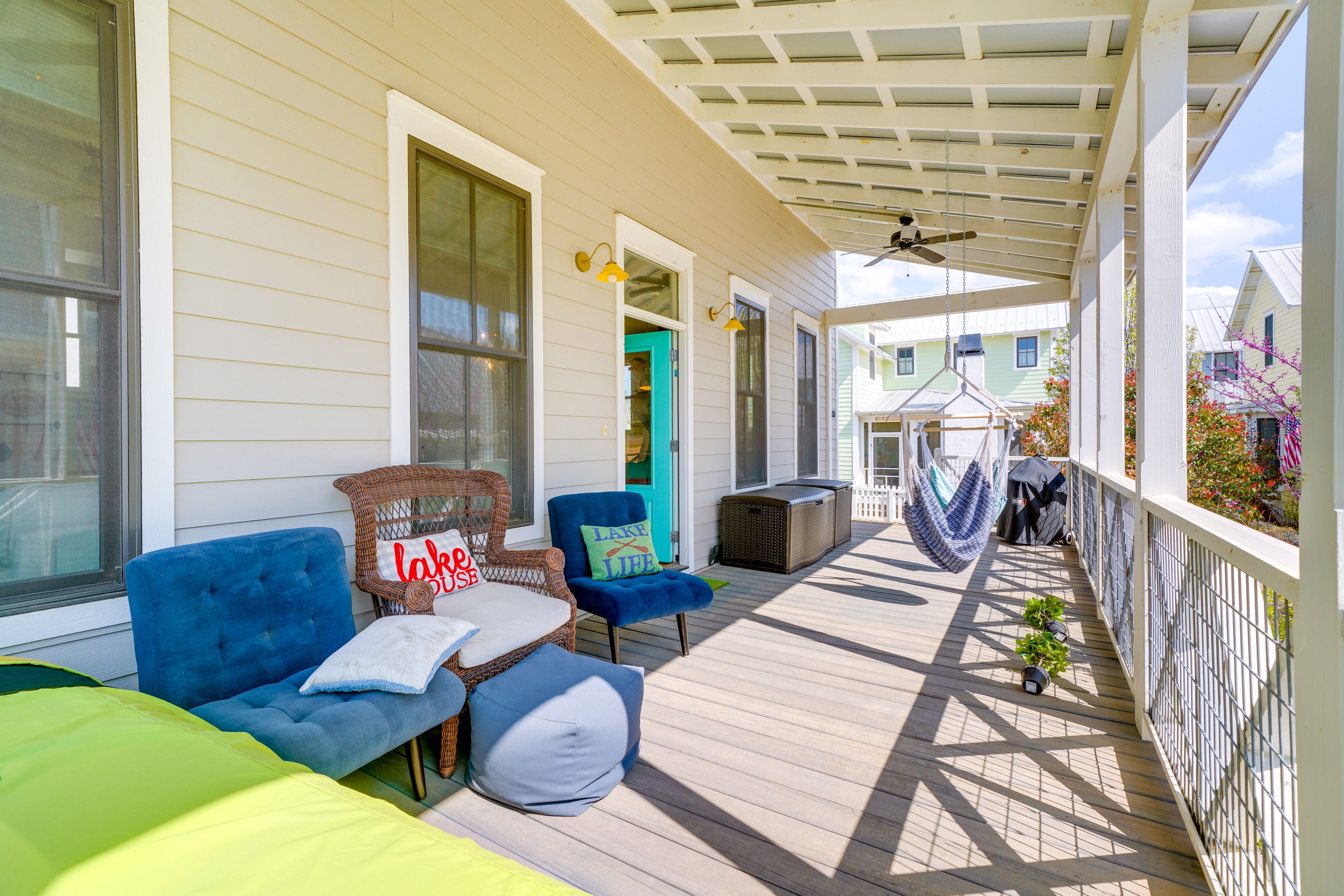 Covered Porch 2 | Hammocks | Gas Grill