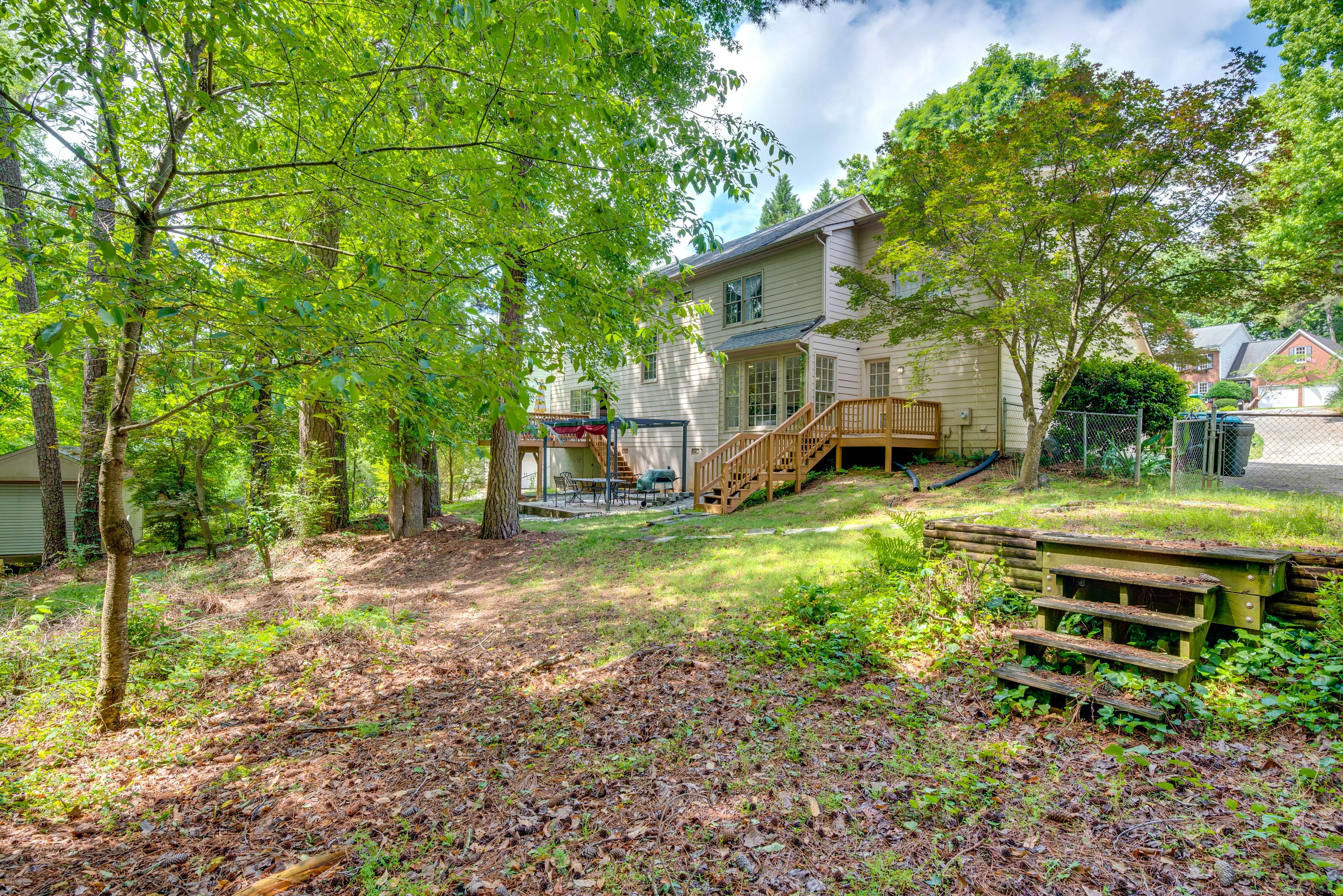 Fenced Backyard