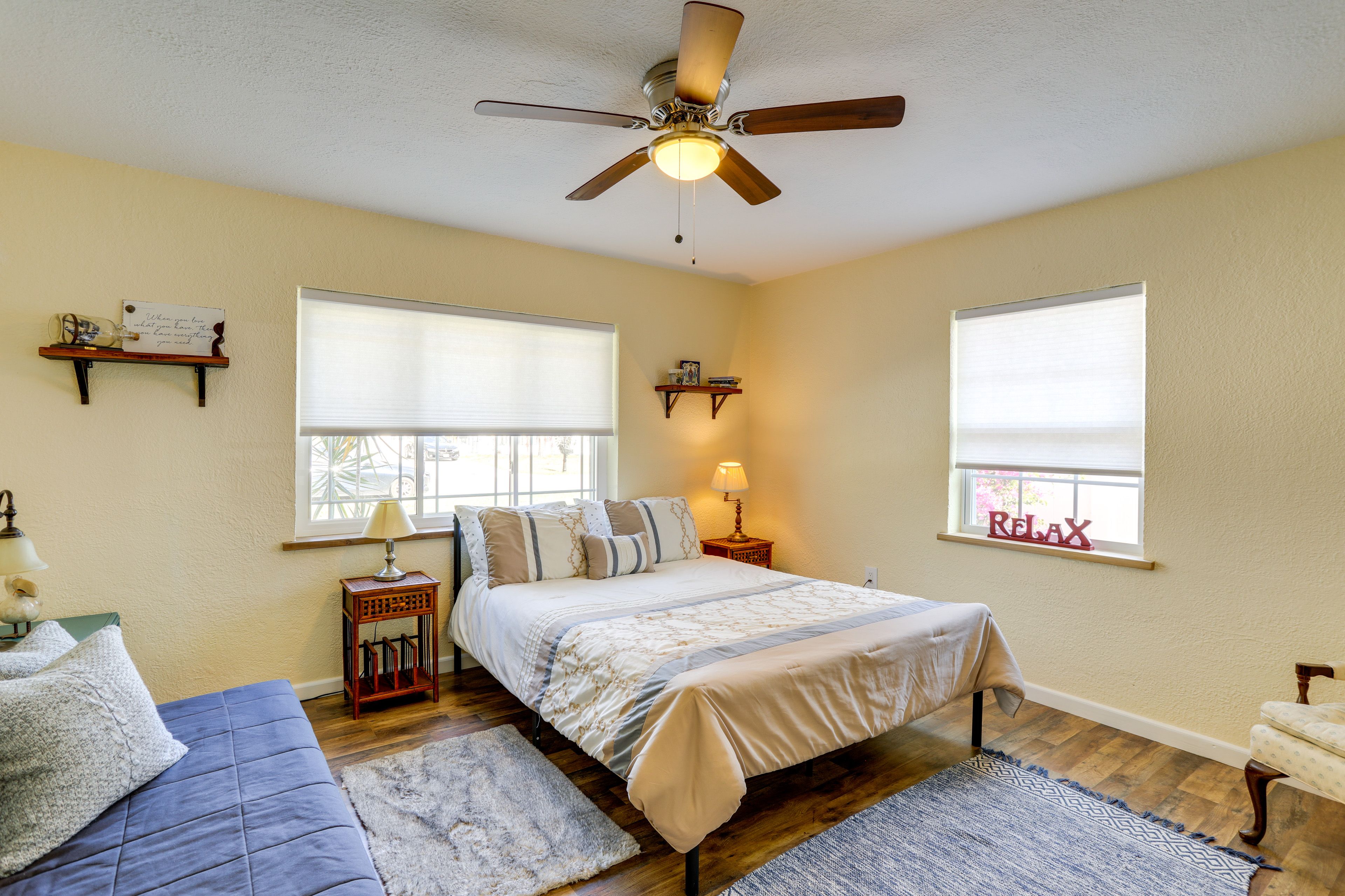 Bedroom 1 | Main Level | Queen Bed | Full Futon | Linens Provided