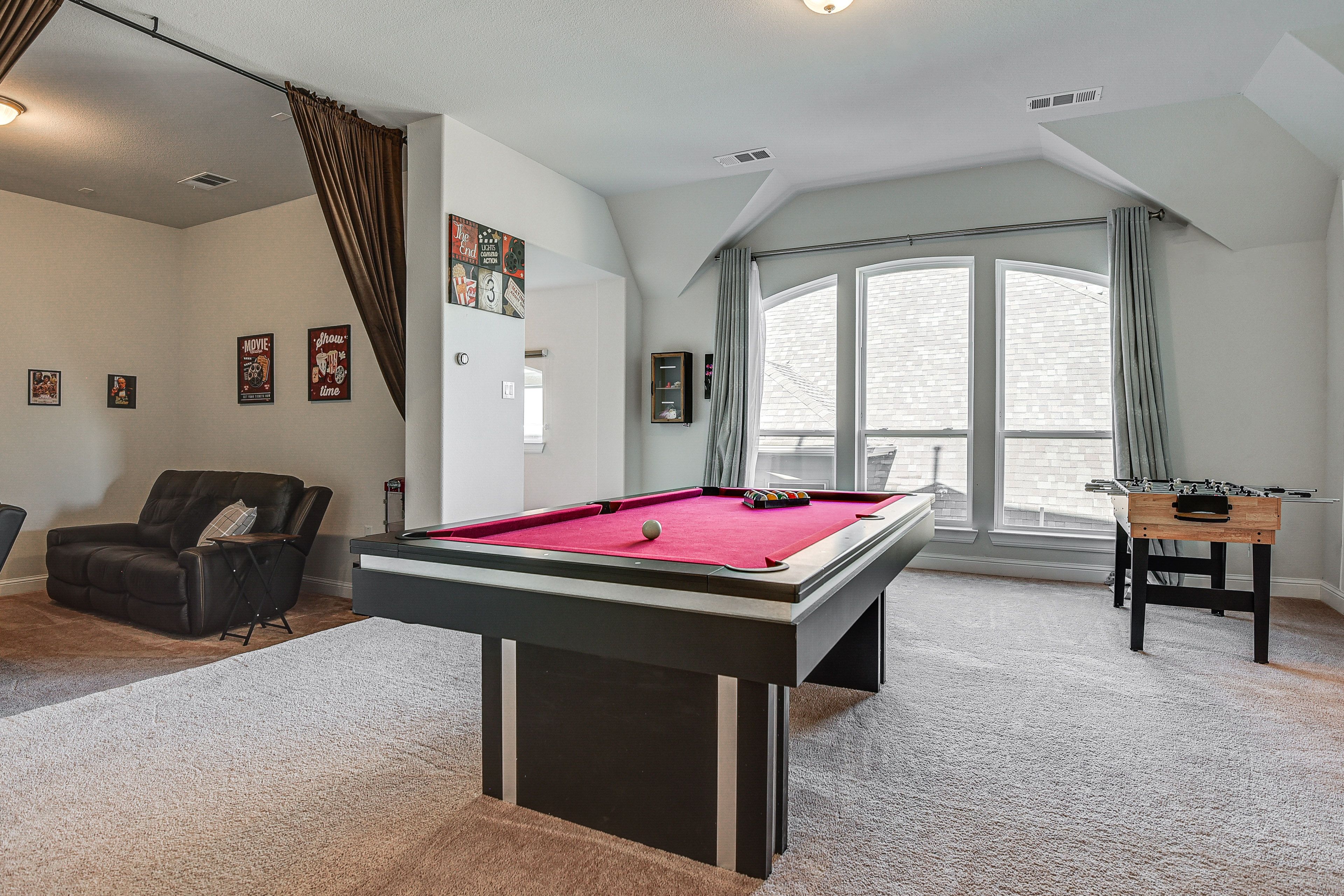 Game Room | Pool Table | Foosball Table | Theater Area
