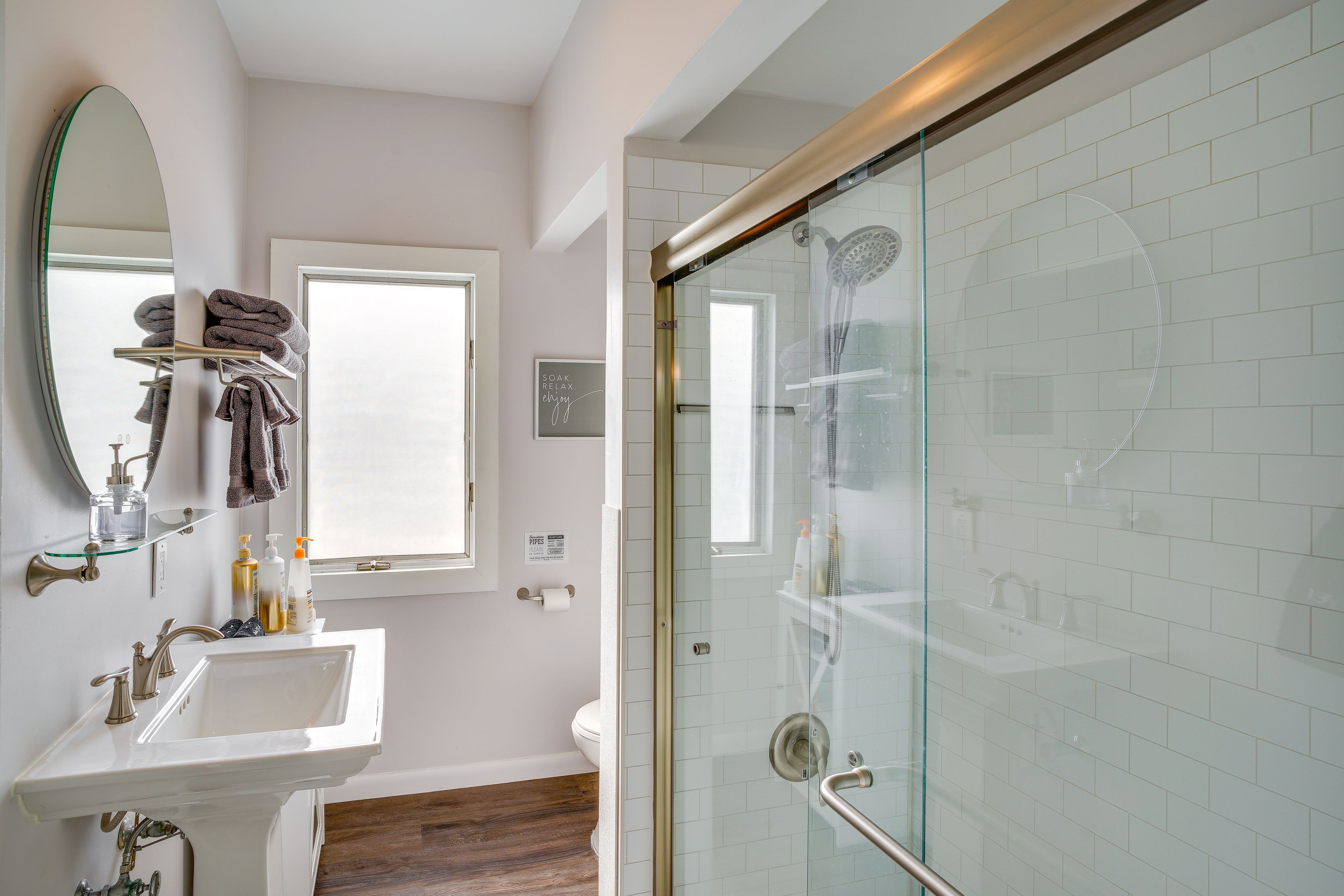 Bathroom | 1st Floor | Complimentary Toiletries & Towels Provided