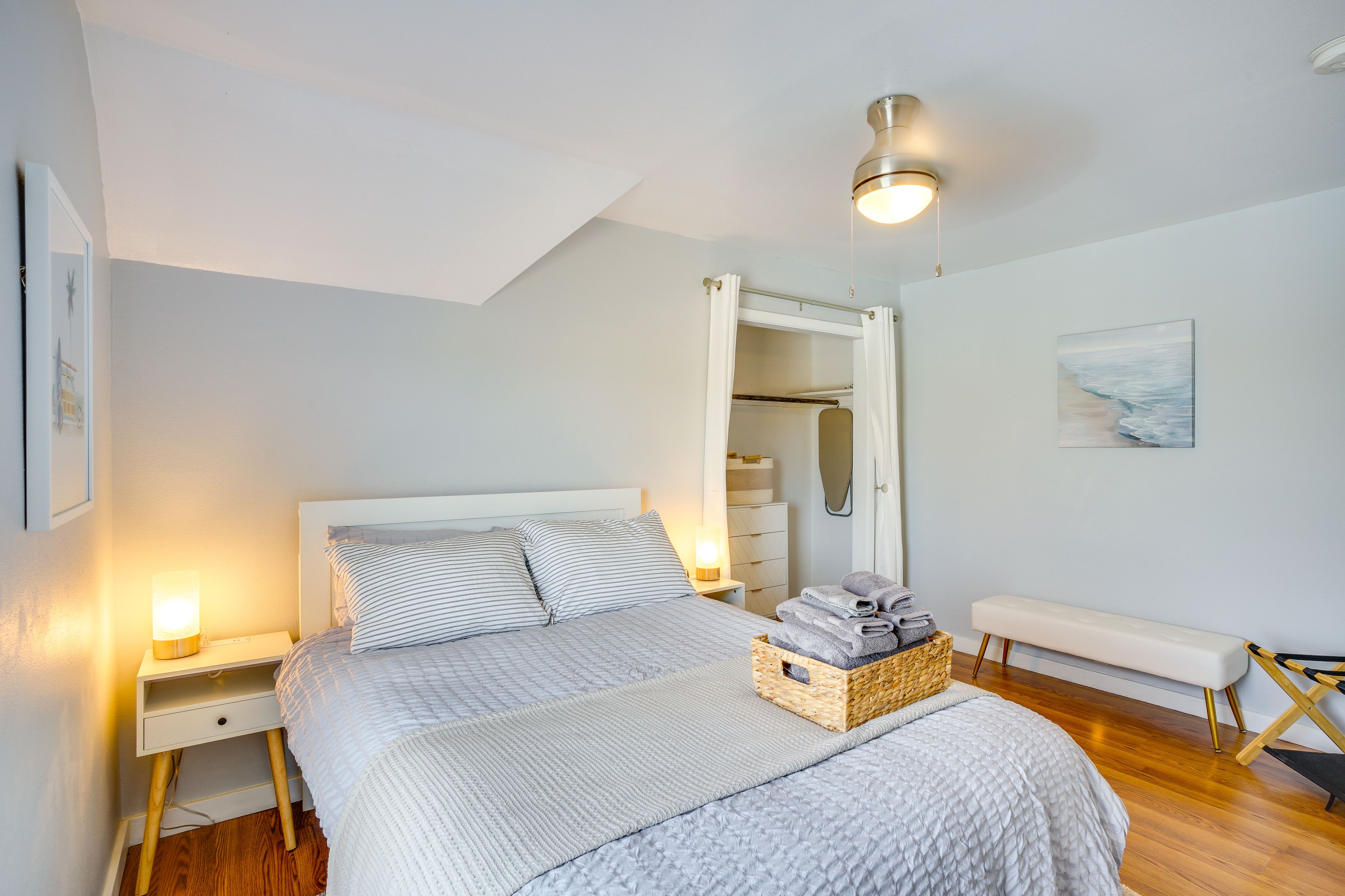 Bedroom 2 | 2nd Floor | Full Bed | Laptop-Friendly Workspace | 2nd Floor