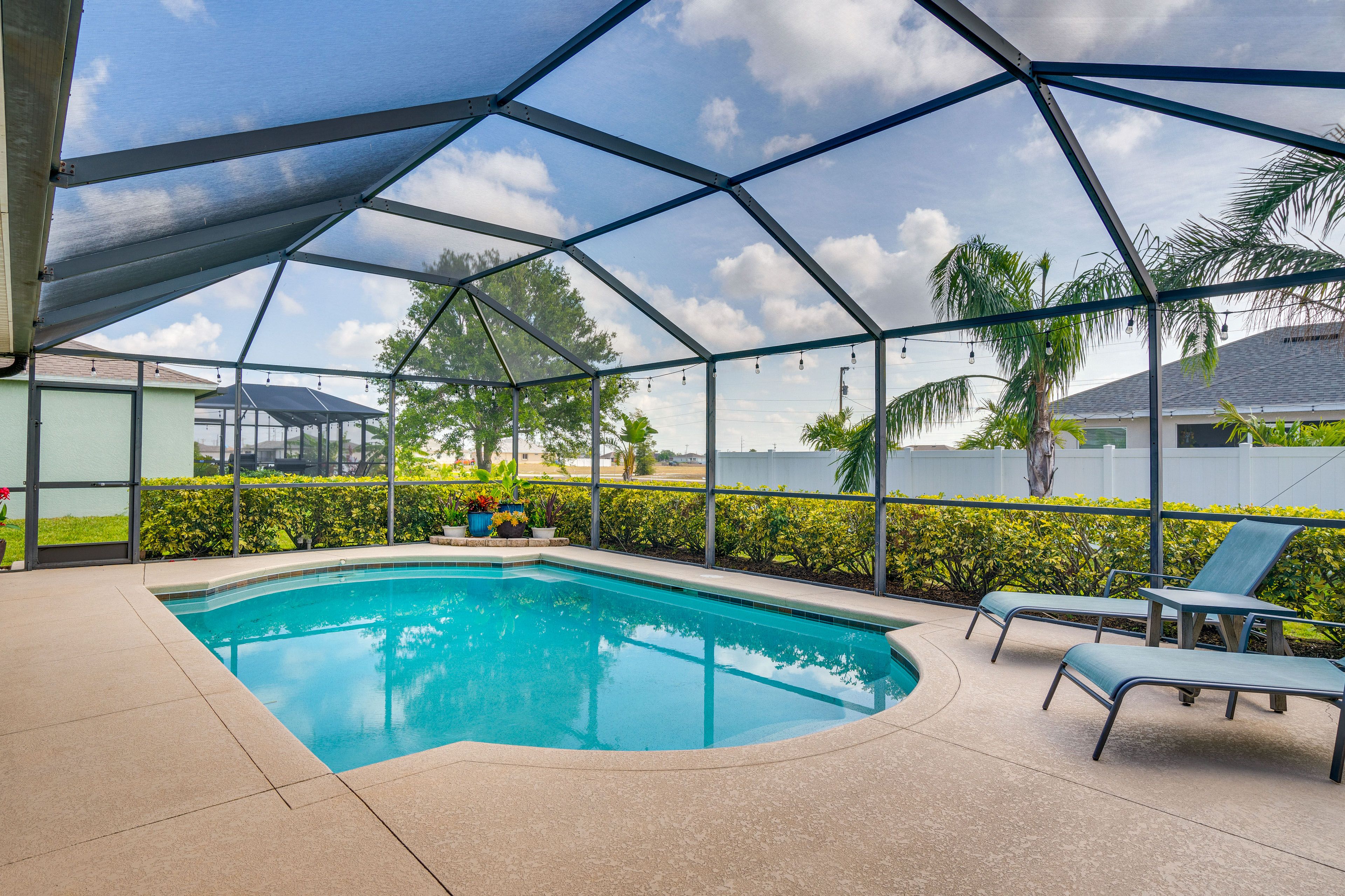 Private Backyard Area | Outdoor Pool | Lounge Chairs