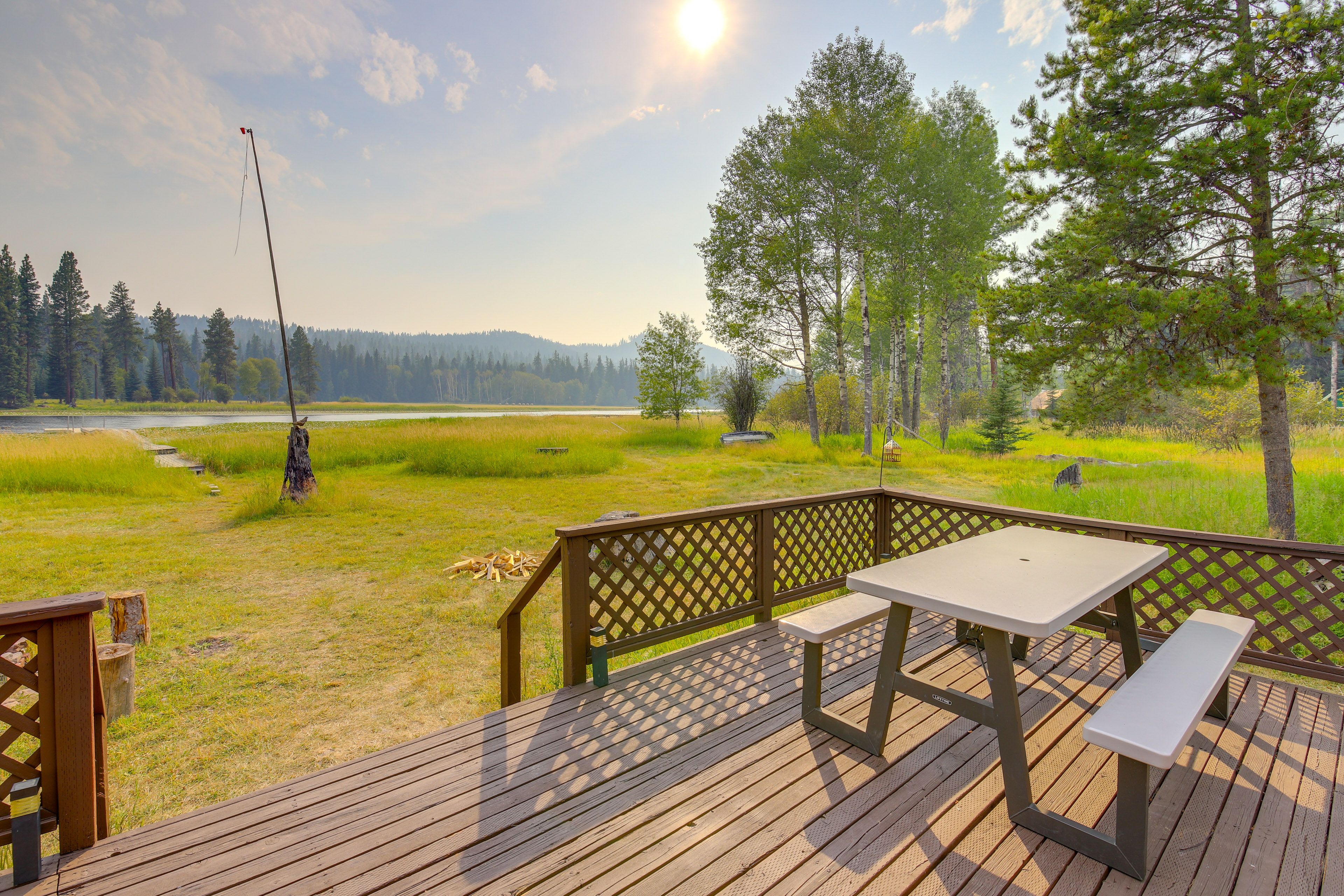 Seeley Lake Vacation Rental | 2BR | 1BA | Stairs Required | 1,408 Sq Ft