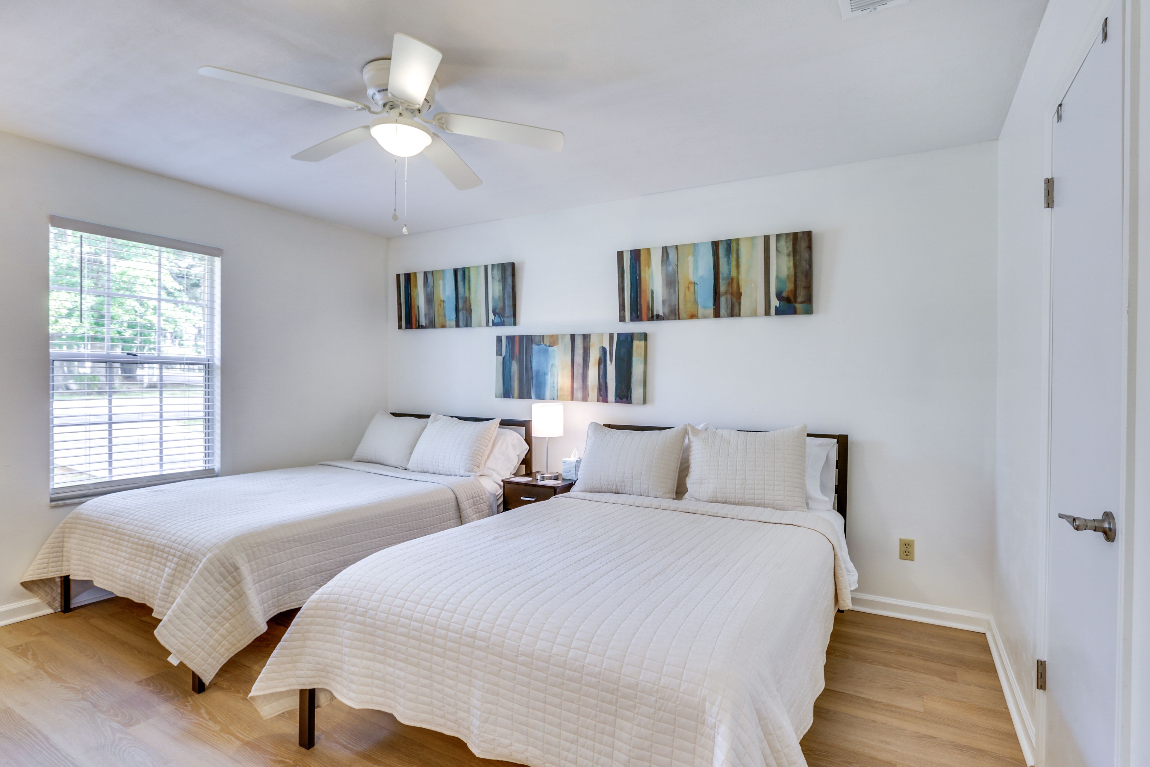 Bedroom 2 | 2 Queen Beds | Smart TV | En-Suite Bathroom