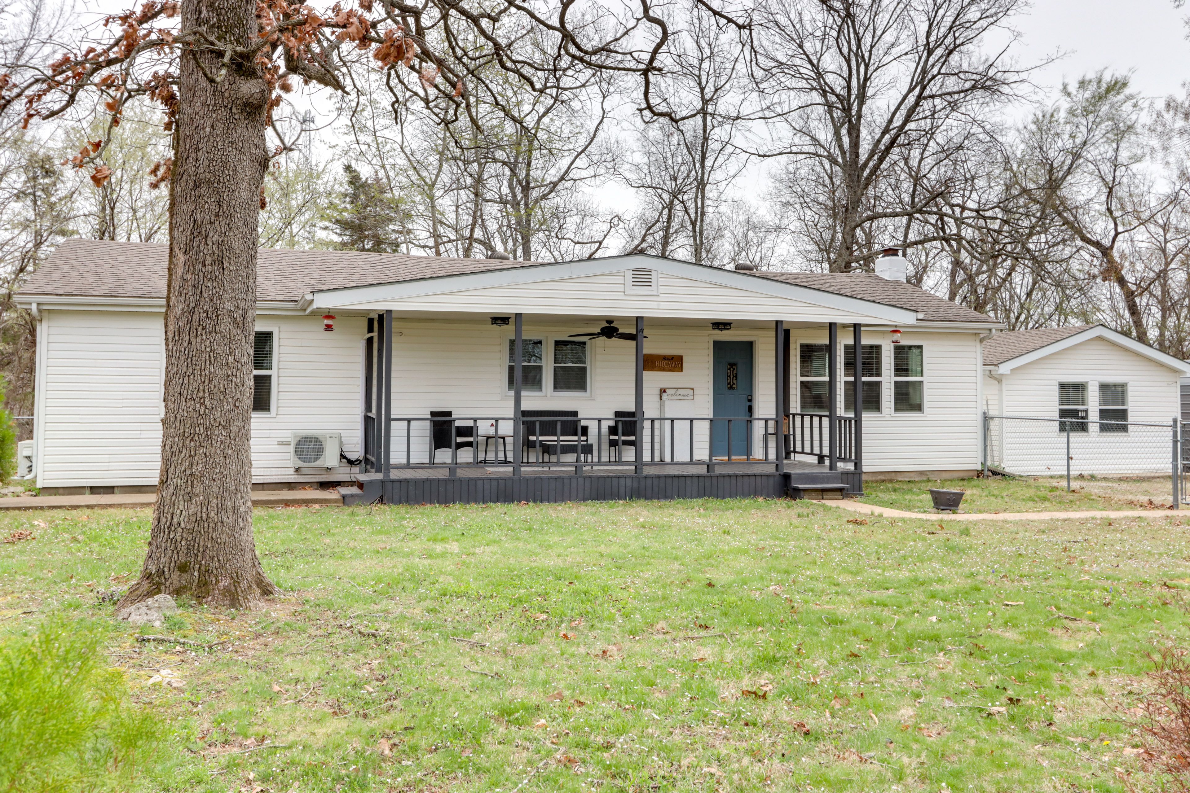 House Exterior | Keyless Entry | Pet Friendly (w/ Fee) | Fenced Front Yard