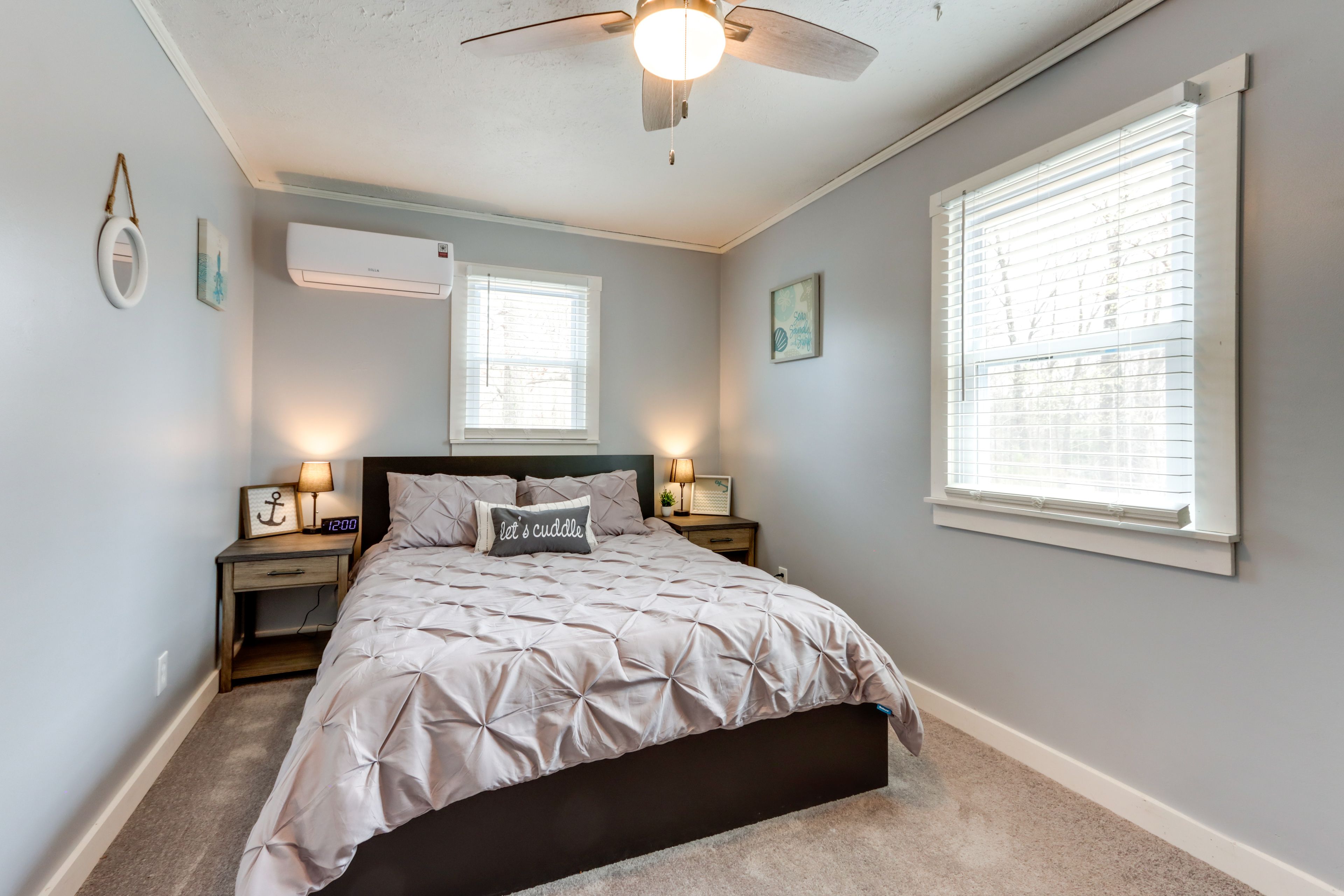 Bedroom 2 | Queen Bed | Smart TV | Home Office Area