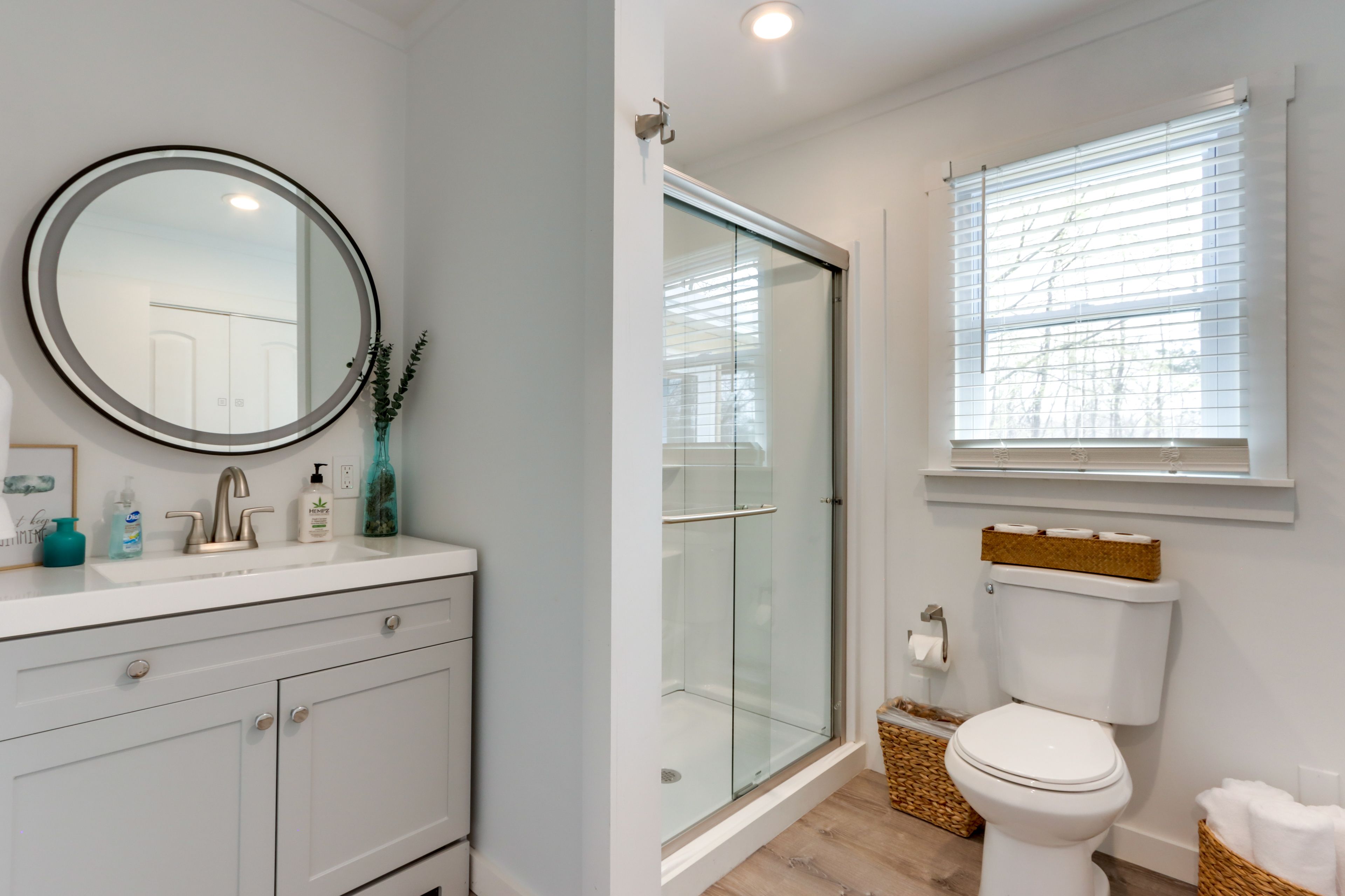 Bathroom | Steam Shower | Complimentary Toiletries | Towels Provided