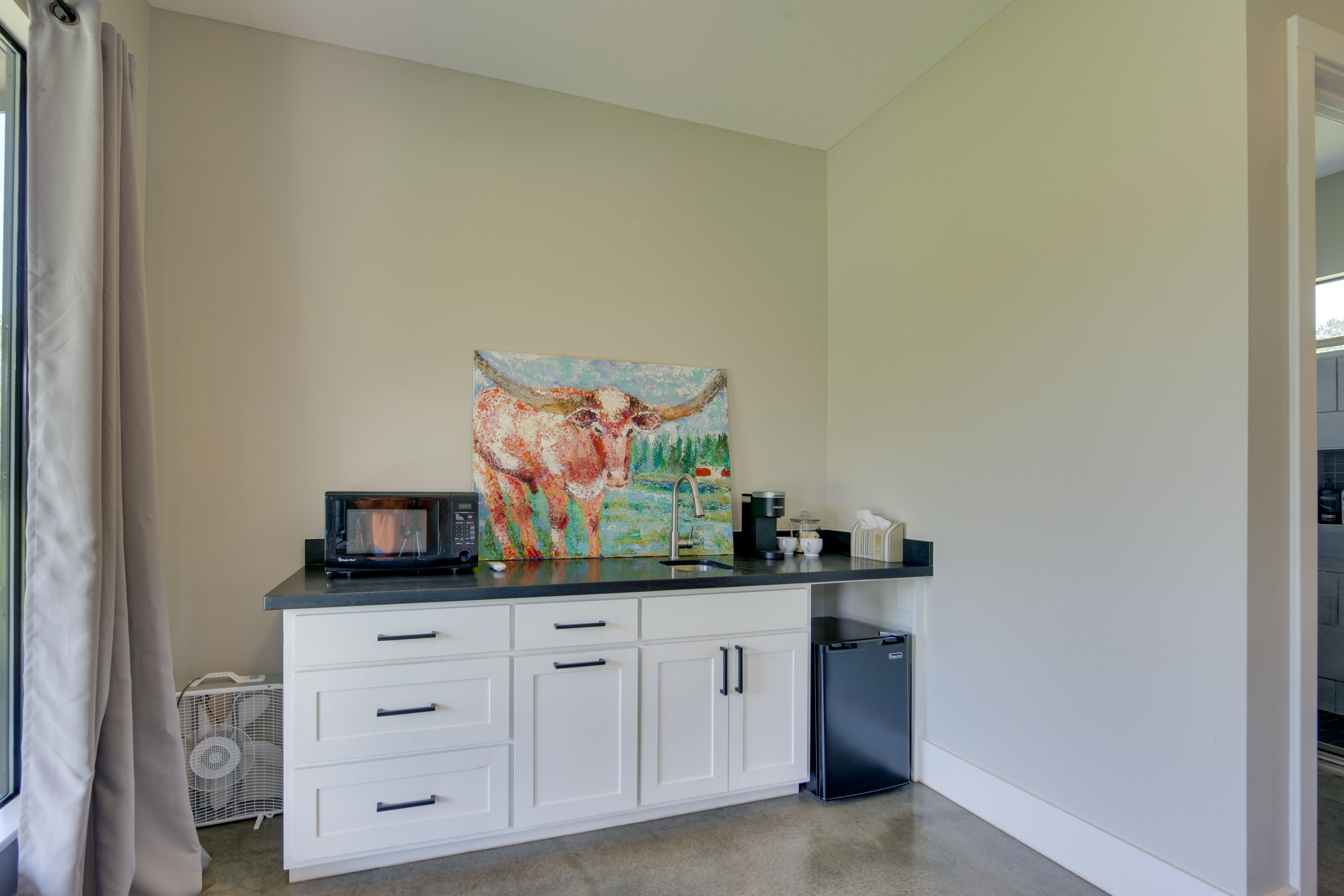 Kitchenette | Microwave | Keurig Coffee Maker