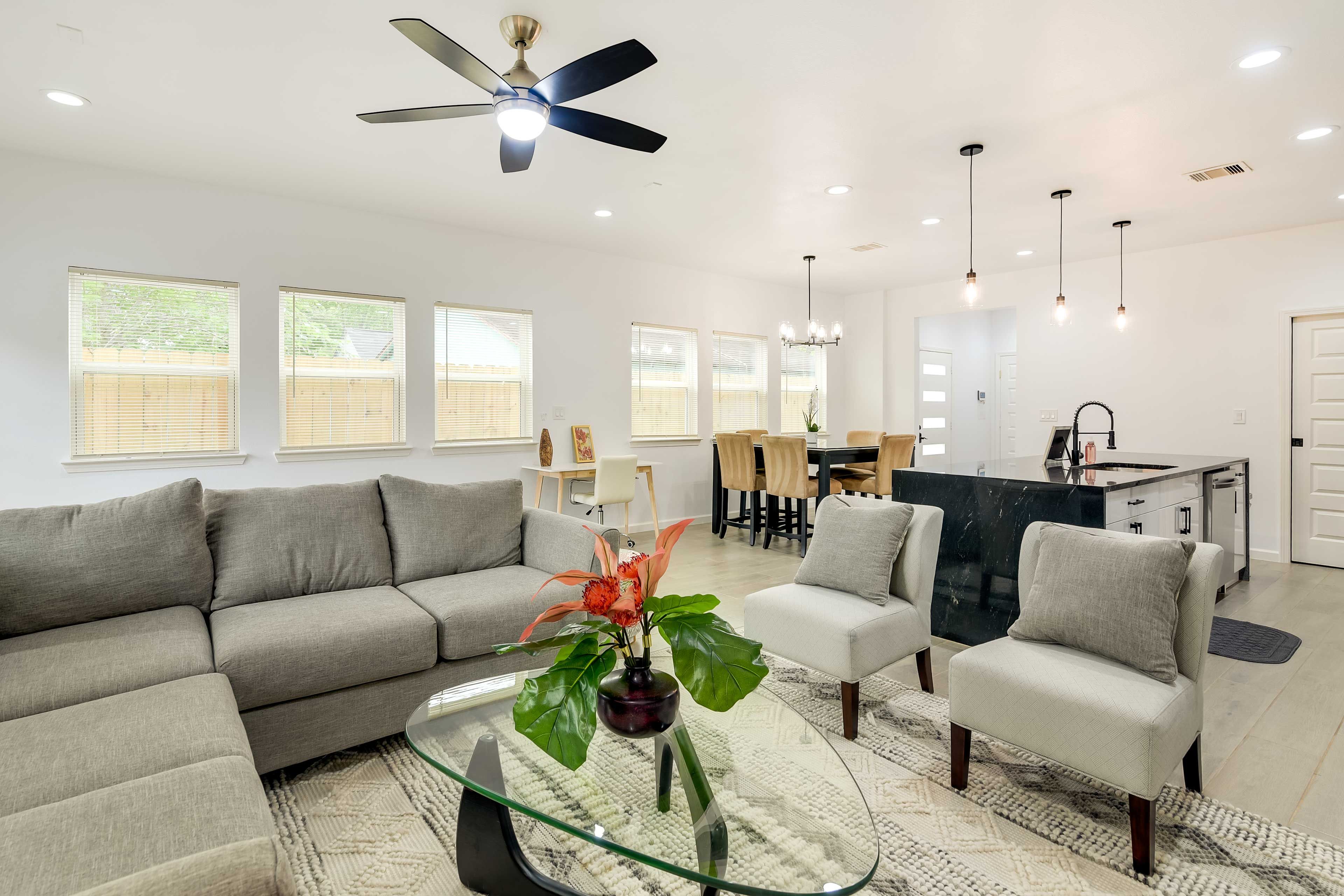 Houston Vacation Rental | 3BR | 2.5BA | 1,968 Sq Ft | Step-Free Entry