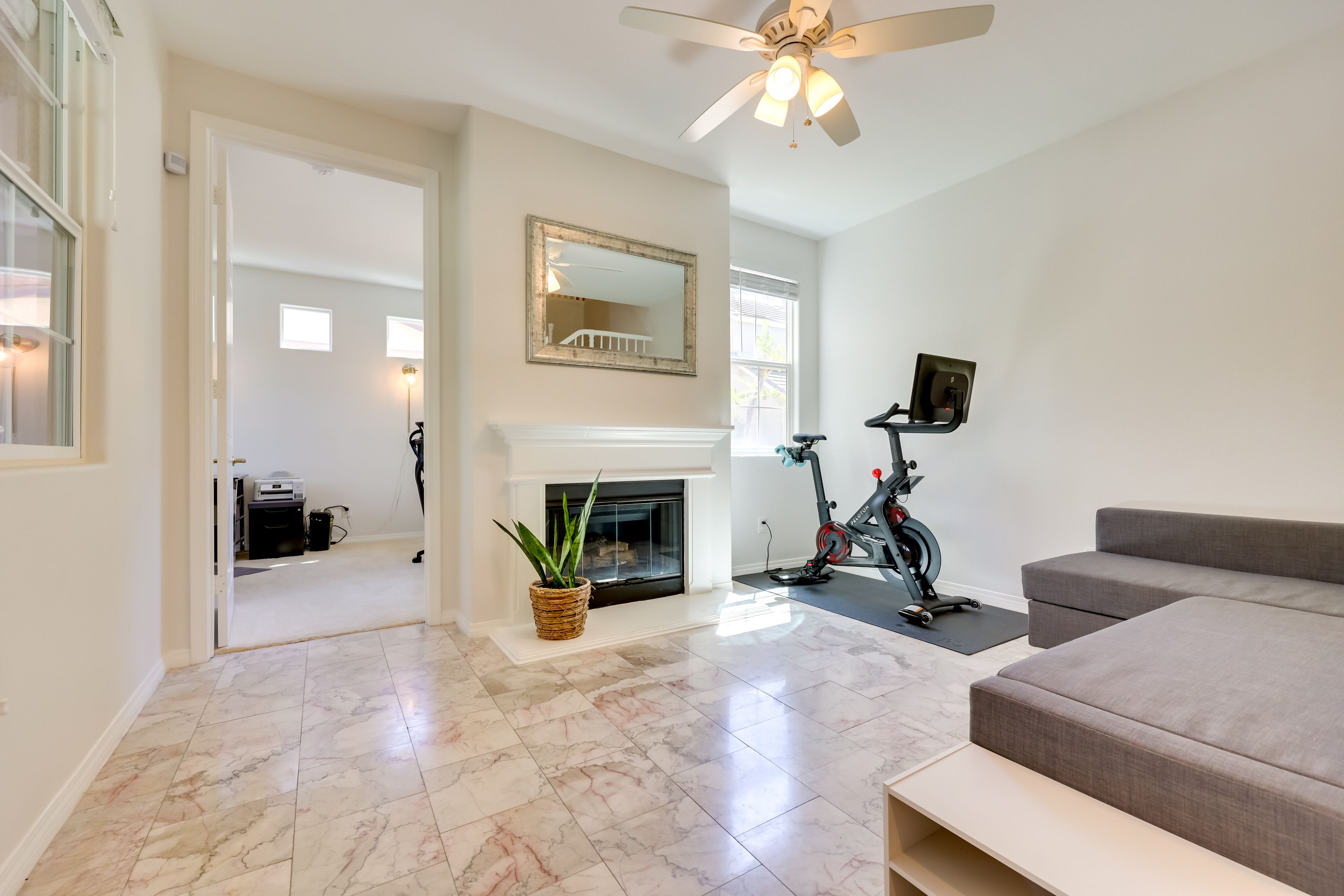 Living Room | Queen Sleeper Sofa | Home Gym Equipment