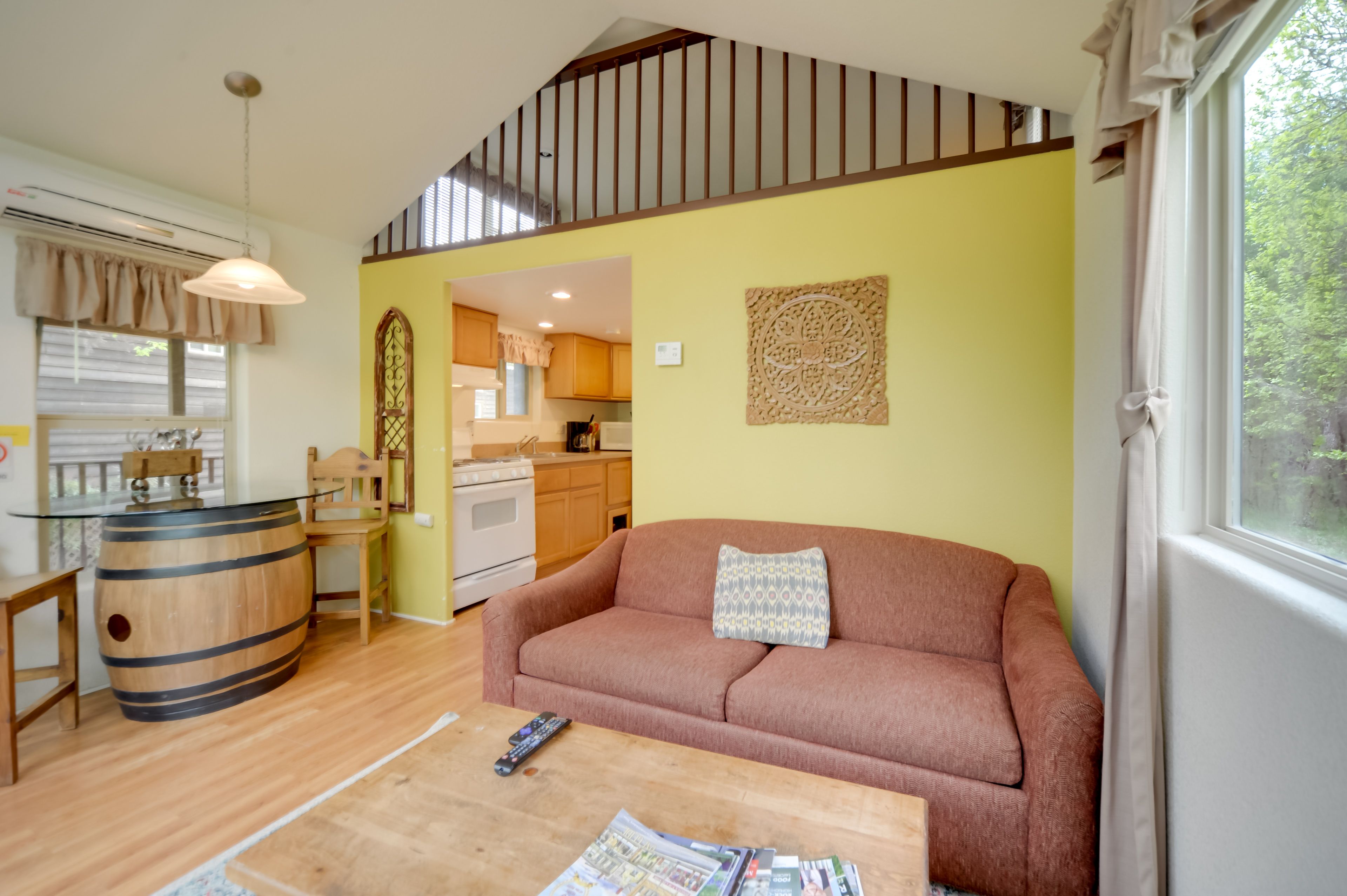 Fredericksburg Vacation Rental | 1BR | 1BA | Stairs Required | 350 Sq Ft