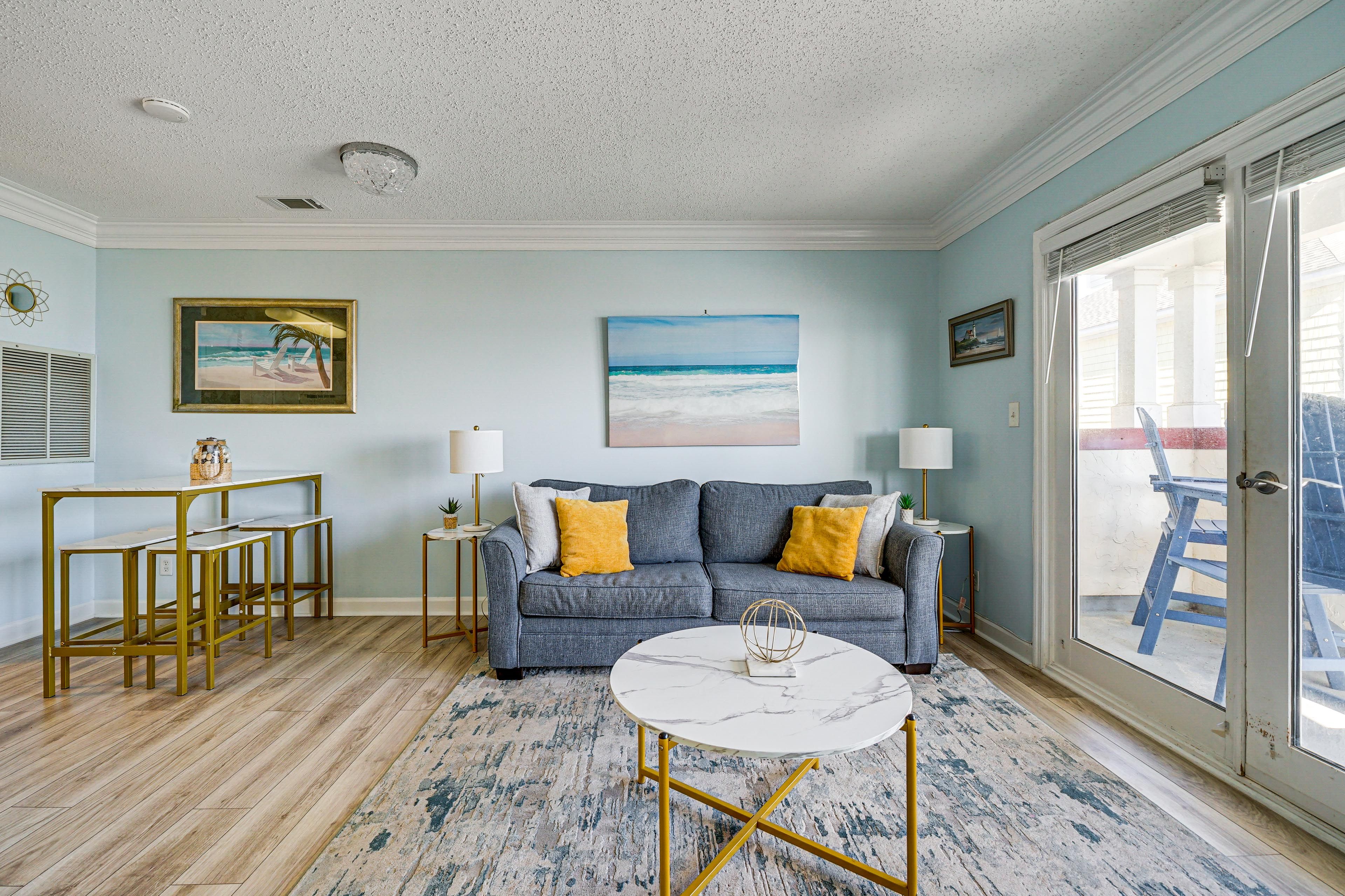 Living Room | Queen Sofa Sleeper | Main Floor | Central Air Conditioning