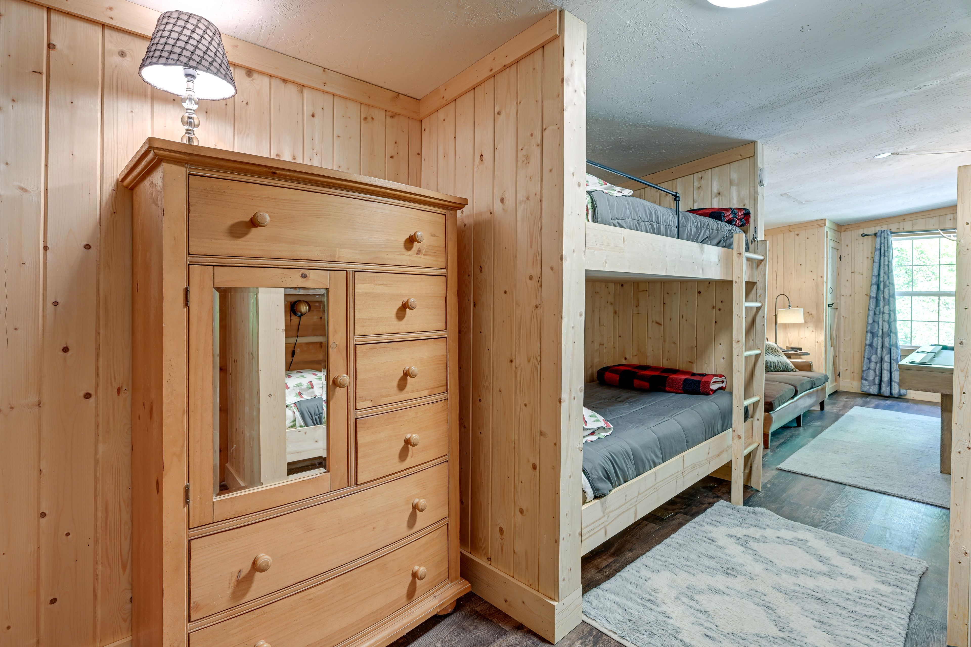 Bedroom 2 | 2 Twin Bunk Beds | Game Area | Smart TV | Main Level