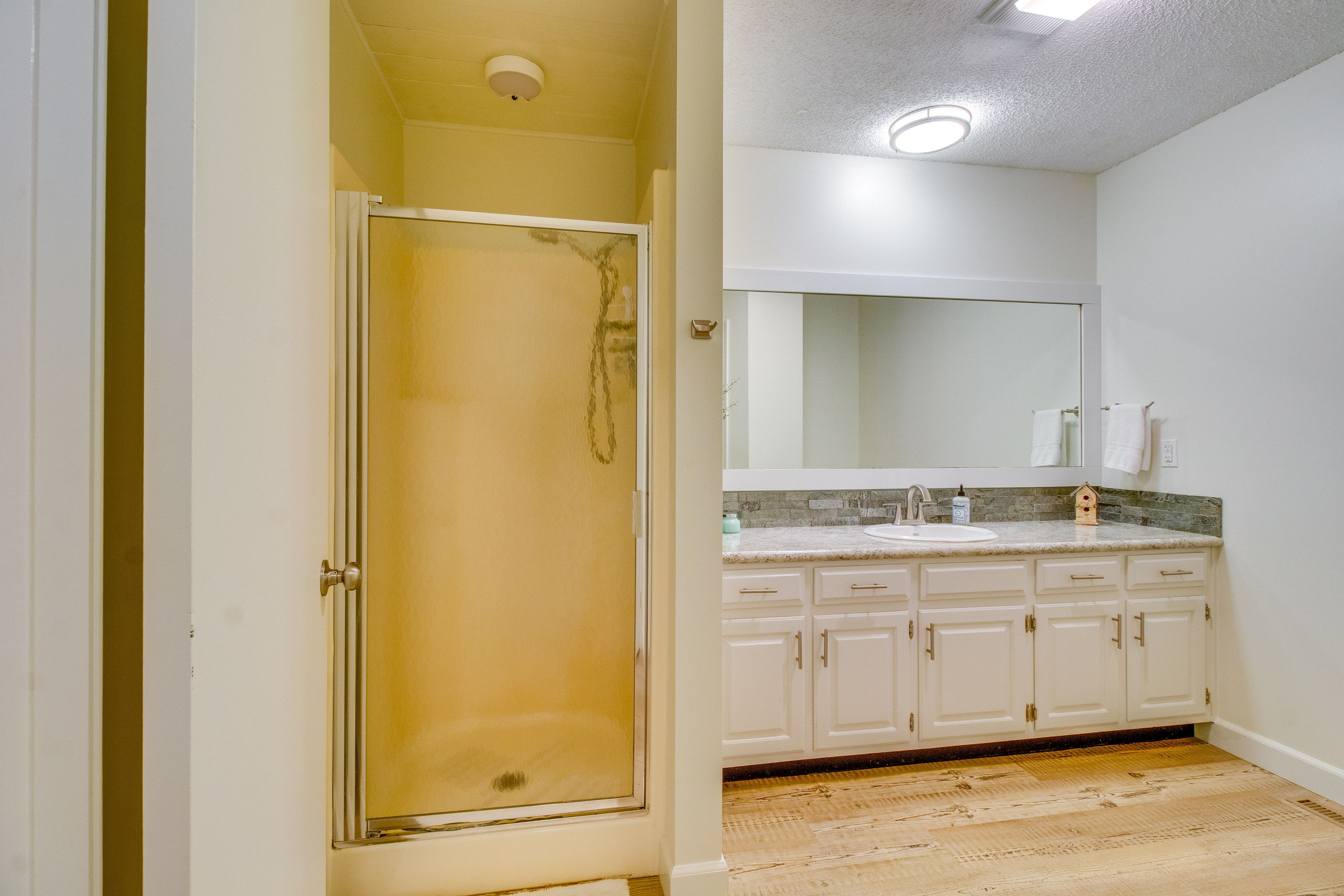 Full Bathroom | 1st Floor | Walk-In Shower | Hair Dryer