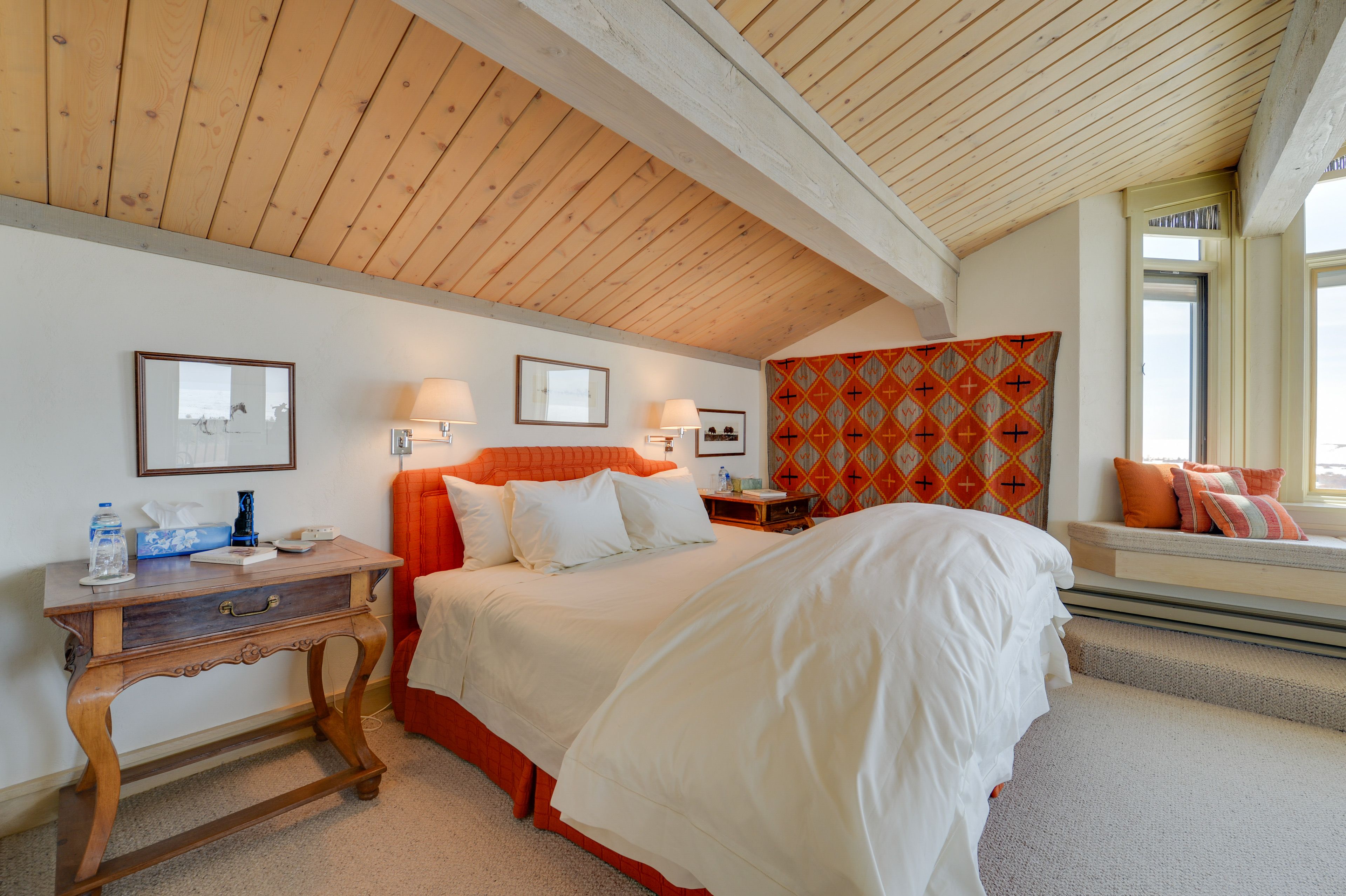 Bedroom Suite 2 | King Bed | Access to Deck | Workstation