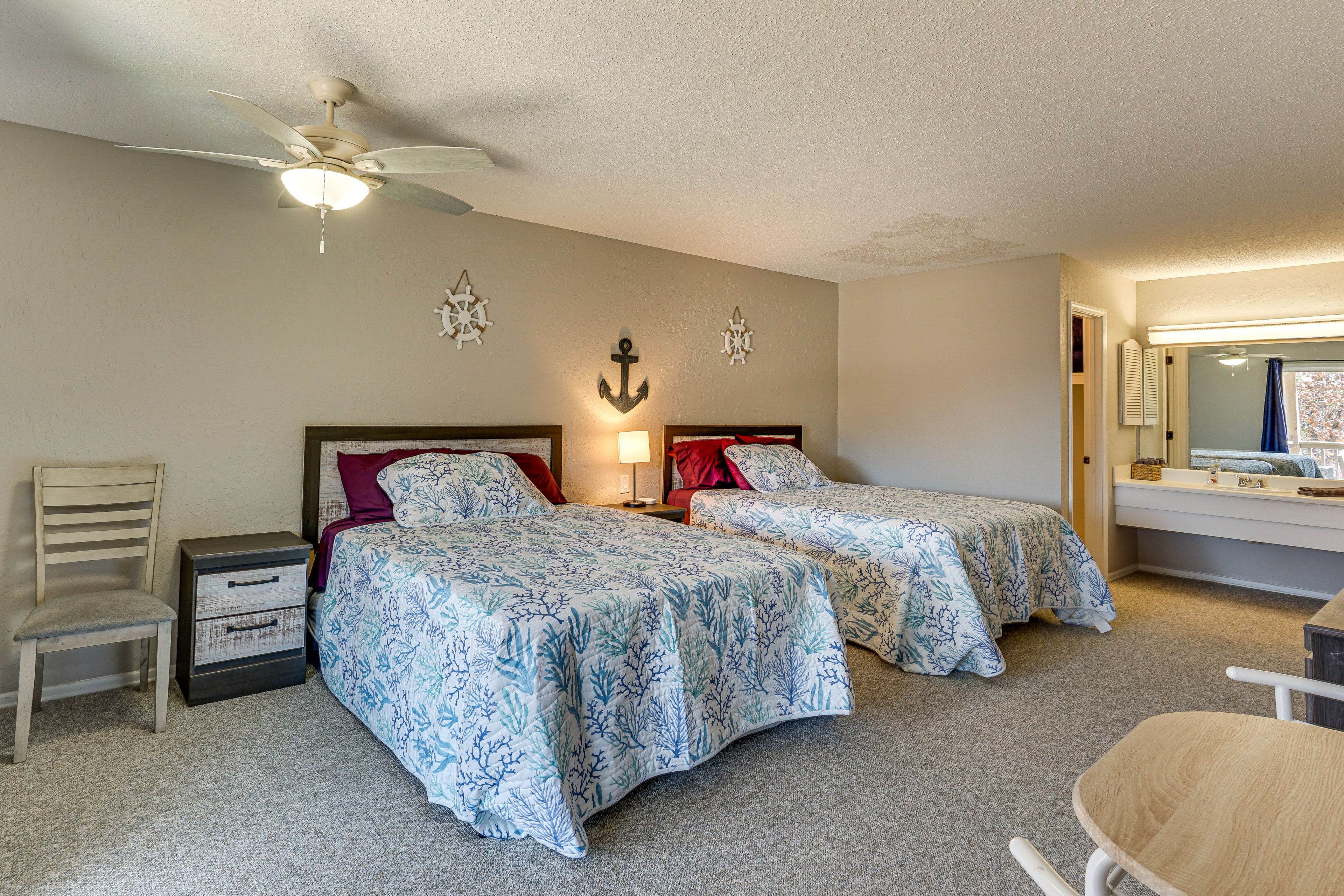 Bedroom 3 | 2 Queen Beds | Lower Level